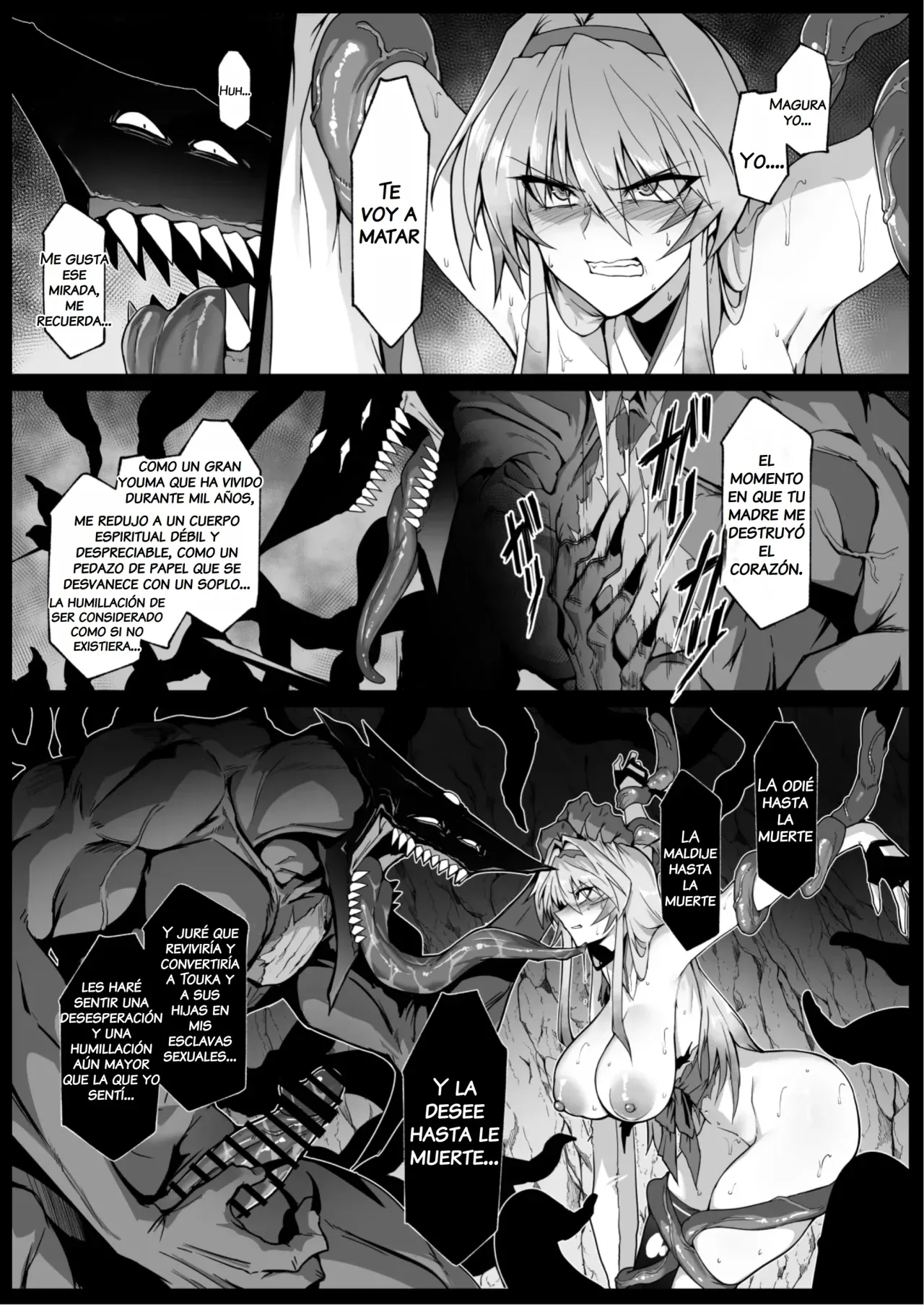 [Hokkebain! (Halcon)] Hama no Miko Ingoku ni Otsu | La Sacerdotisa Exorcista Cae en el Infierno de la Lujuria [Spanish] [NTRForever] [Digital] image number 38