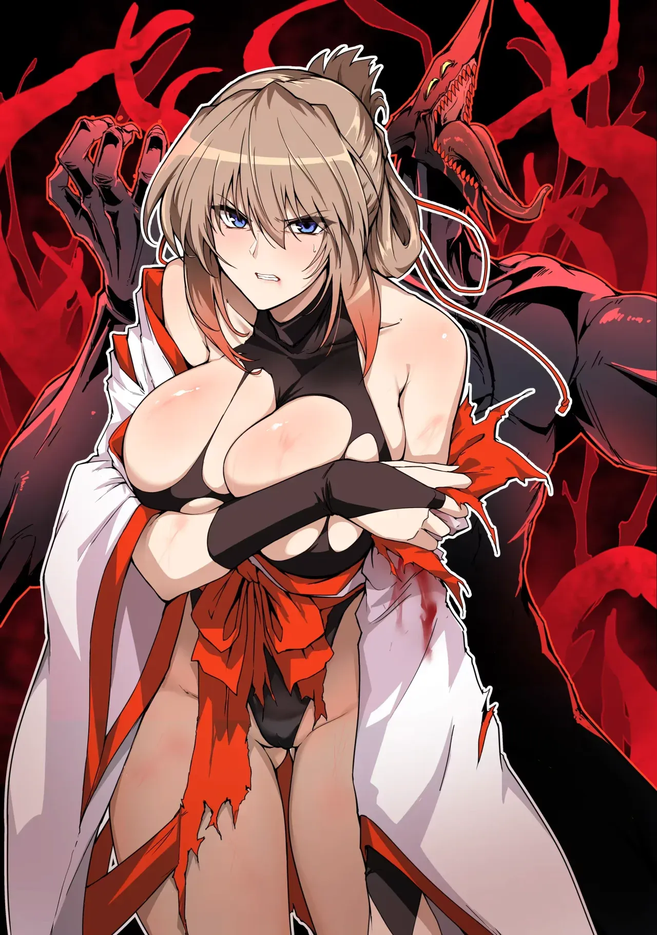 [Hokkebain! (Halcon)] Hama no Miko Ingoku ni Otsu 2｜La Sacerdotisa Exorcista Cae en el Infierno de la Lujuria 2 [Spanish] [NTRForever] [Digital] image number 3