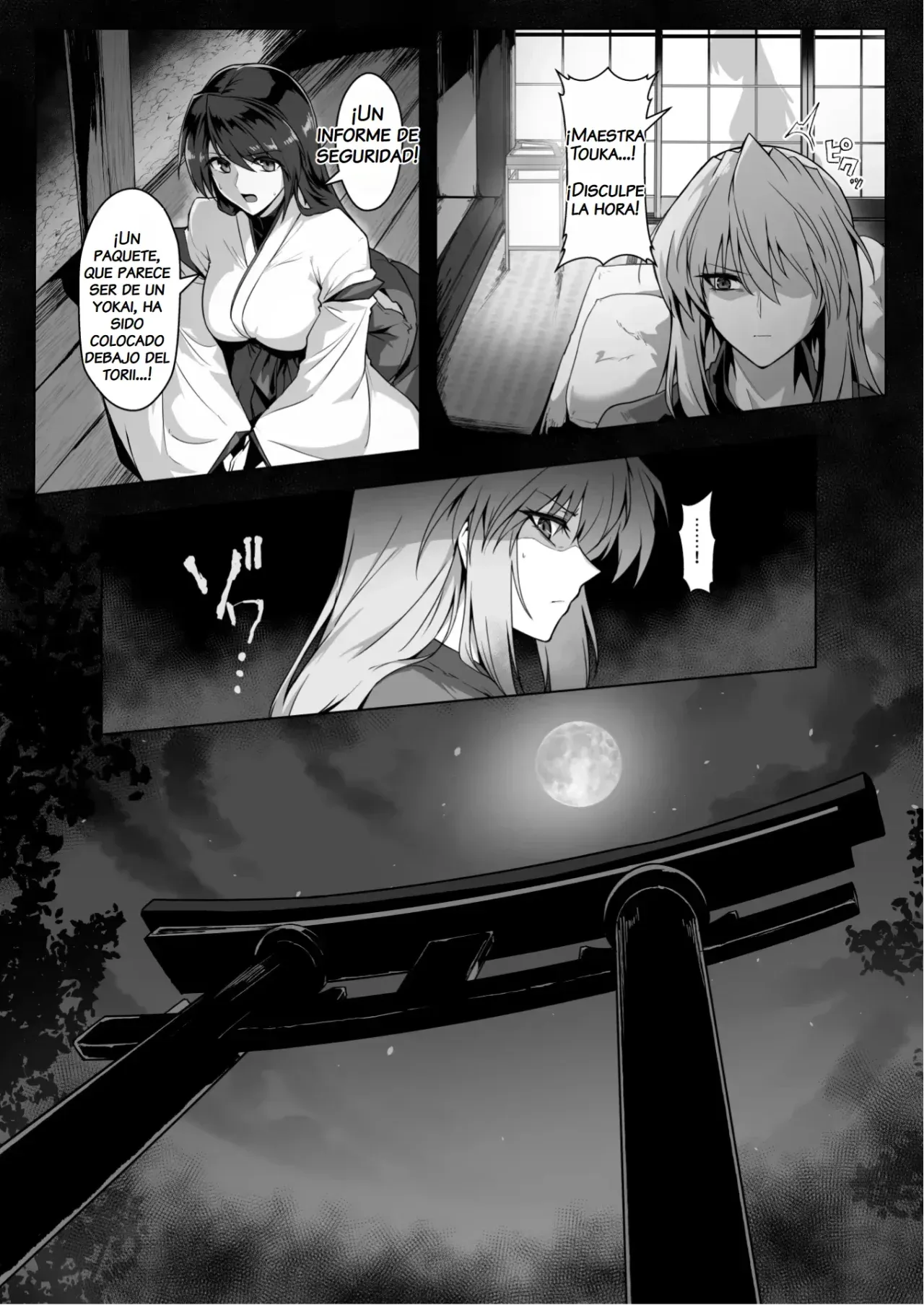 [Hokkebain! (Halcon)] Hama no Miko Ingoku ni Otsu 2｜La Sacerdotisa Exorcista Cae en el Infierno de la Lujuria 2 [Spanish] [NTRForever] [Digital] image number 13