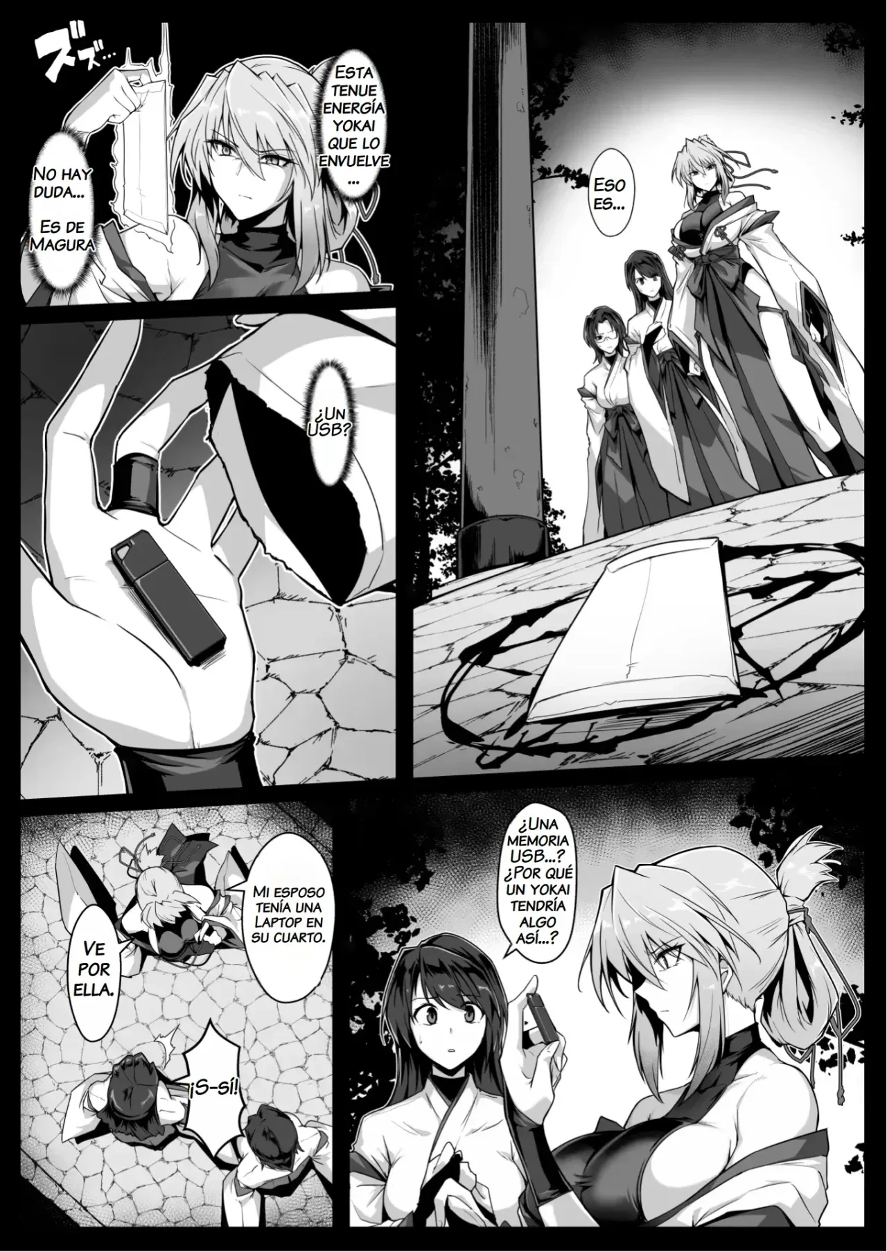 [Hokkebain! (Halcon)] Hama no Miko Ingoku ni Otsu 2｜La Sacerdotisa Exorcista Cae en el Infierno de la Lujuria 2 [Spanish] [NTRForever] [Digital] image number 14