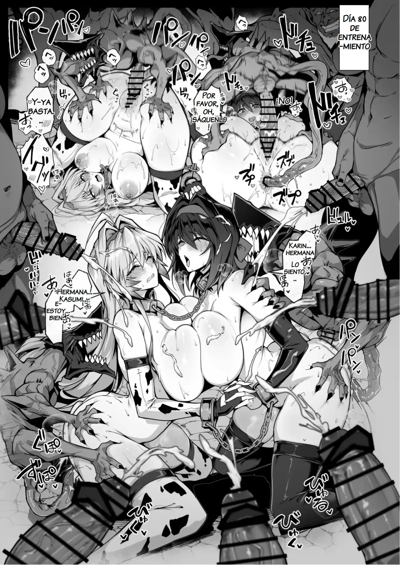 [Hokkebain! (Halcon)] Hama no Miko Ingoku ni Otsu 2｜La Sacerdotisa Exorcista Cae en el Infierno de la Lujuria 2 [Spanish] [NTRForever] [Digital] image number 26