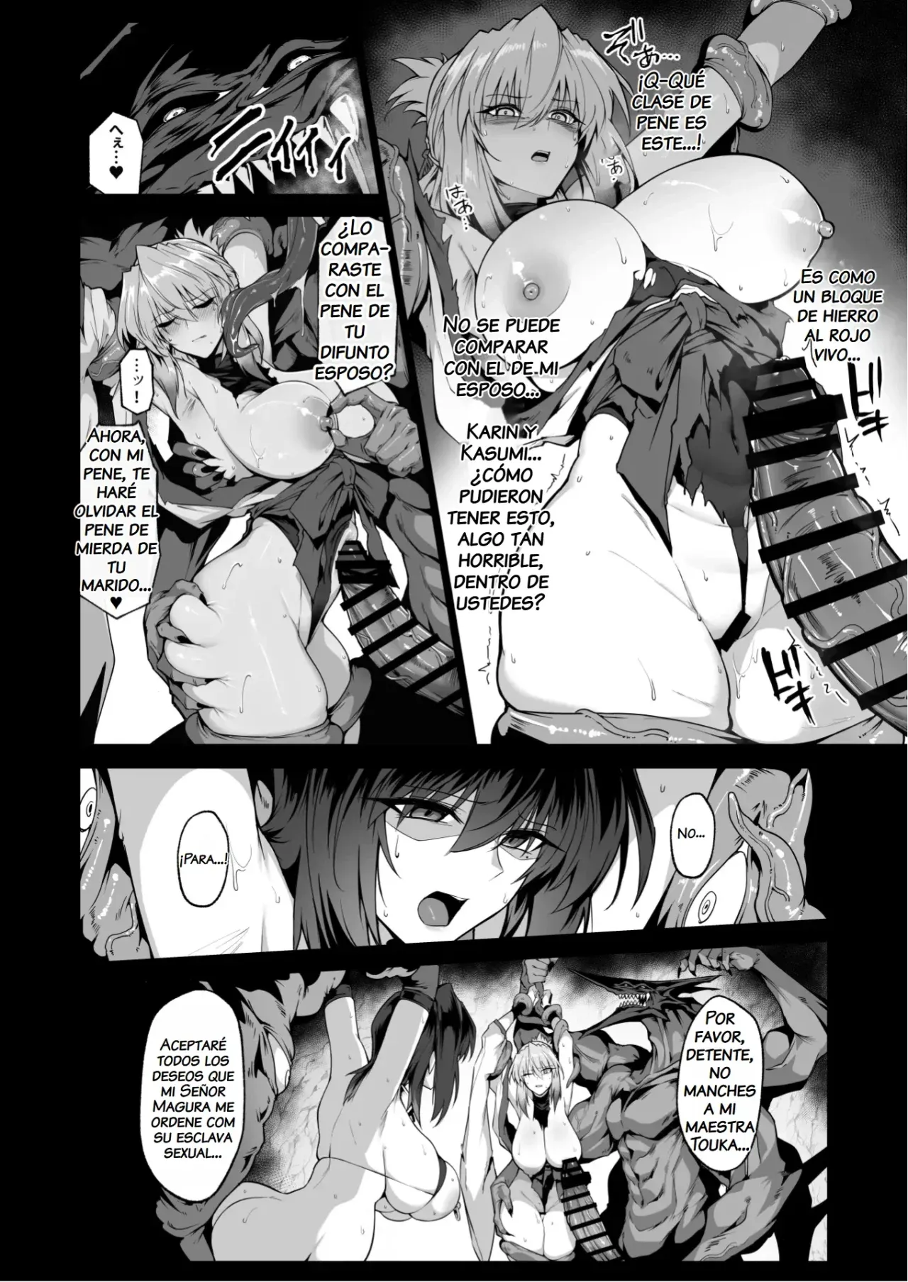 [Hokkebain! (Halcon)] Hama no Miko Ingoku ni Otsu 2｜La Sacerdotisa Exorcista Cae en el Infierno de la Lujuria 2 [Spanish] [NTRForever] [Digital] image number 47