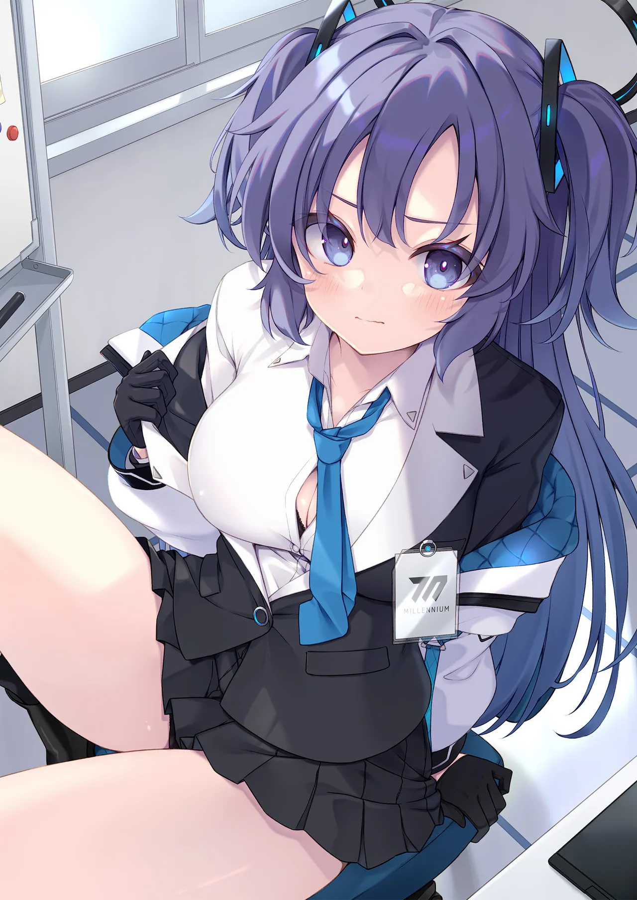 [Tuned by AIU (Aiu)] Oshikake Jealousy (Blue Archive) [Digital] 画像番号 2