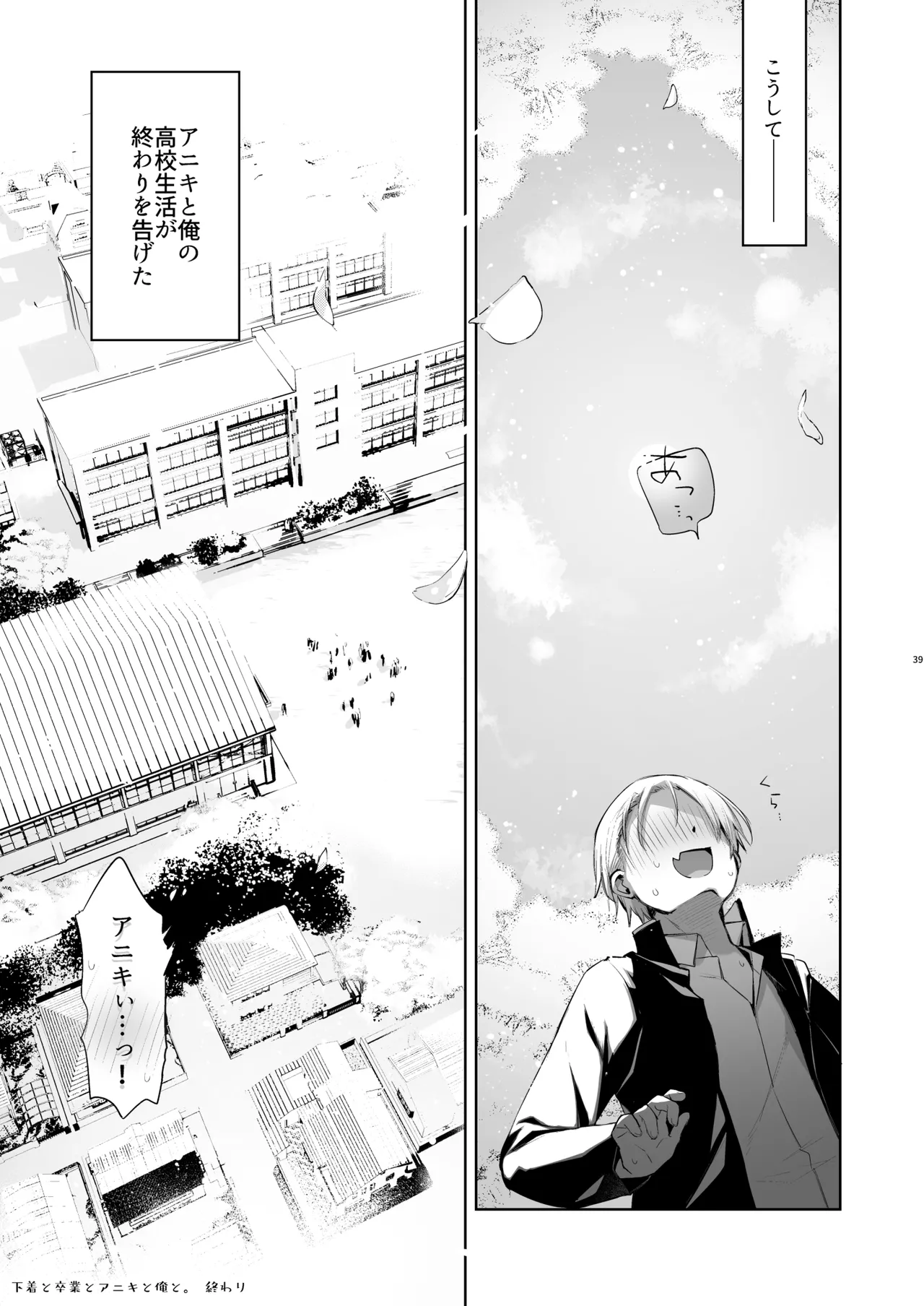 [Chuusei Mafuman (Kurimoti Tiduru)] Shitagi to Sotsugyou to Aniki to Ore to [Digital] 图片编号 34