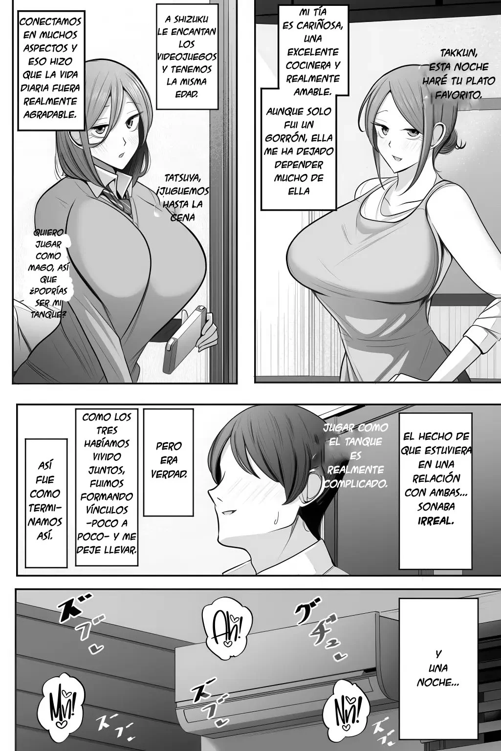 [Bekkou Kansoku] Oyako Netorase Oba to Kanojo o Daite Kudasai｜Por Favor, Ten Sexo con mi Tía y mi Novia [Spanish] [tumadre] изображение № 3