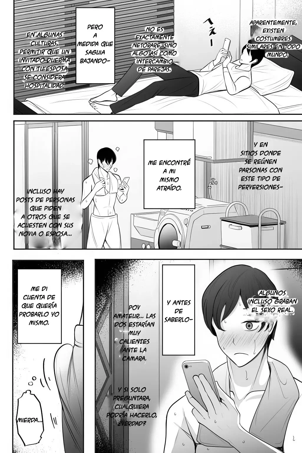 [Bekkou Kansoku] Oyako Netorase Oba to Kanojo o Daite Kudasai｜Por Favor, Ten Sexo con mi Tía y mi Novia [Spanish] [tumadre] изображение № 7