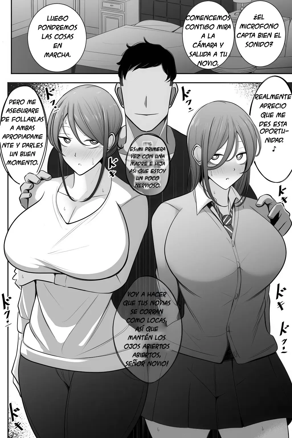 [Bekkou Kansoku] Oyako Netorase Oba to Kanojo o Daite Kudasai｜Por Favor, Ten Sexo con mi Tía y mi Novia [Spanish] [tumadre] изображение № 9