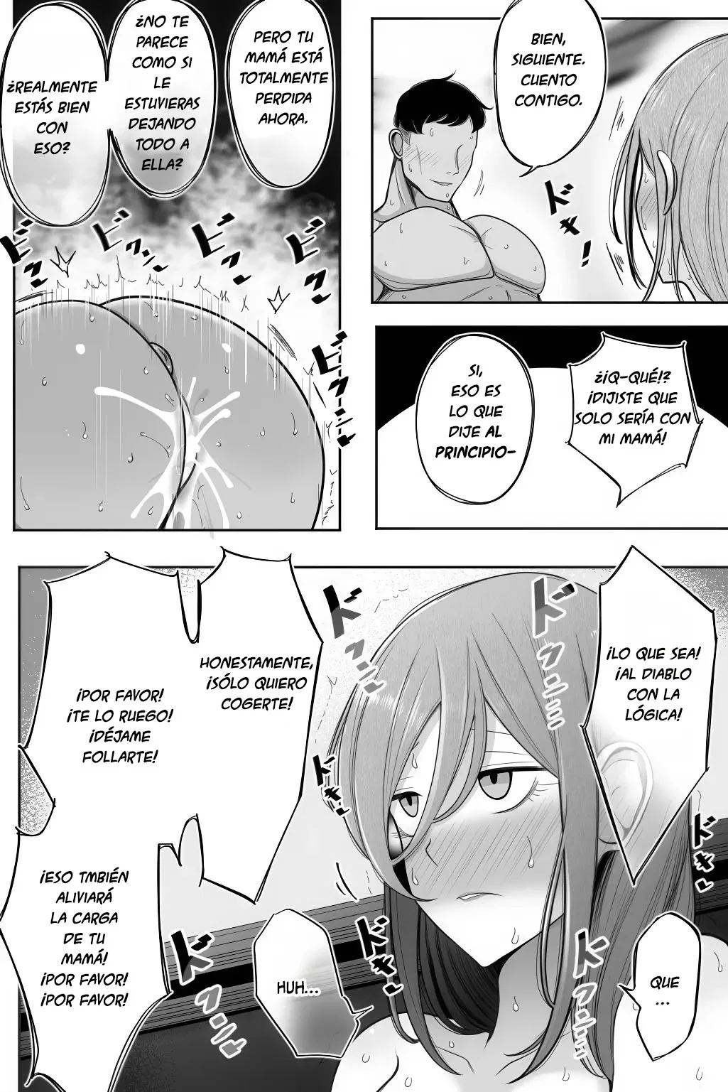 [Bekkou Kansoku] Oyako Netorase Oba to Kanojo o Daite Kudasai｜Por Favor, Ten Sexo con mi Tía y mi Novia [Spanish] [tumadre] изображение № 43