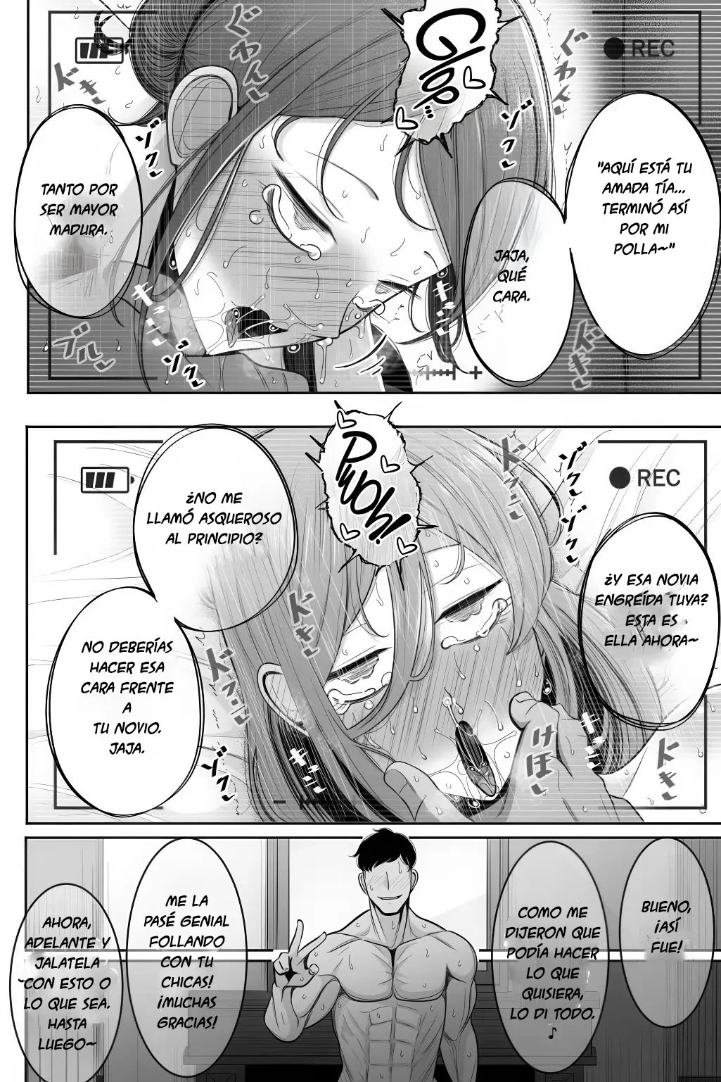 [Bekkou Kansoku] Oyako Netorase Oba to Kanojo o Daite Kudasai｜Por Favor, Ten Sexo con mi Tía y mi Novia [Spanish] [tumadre] изображение № 55