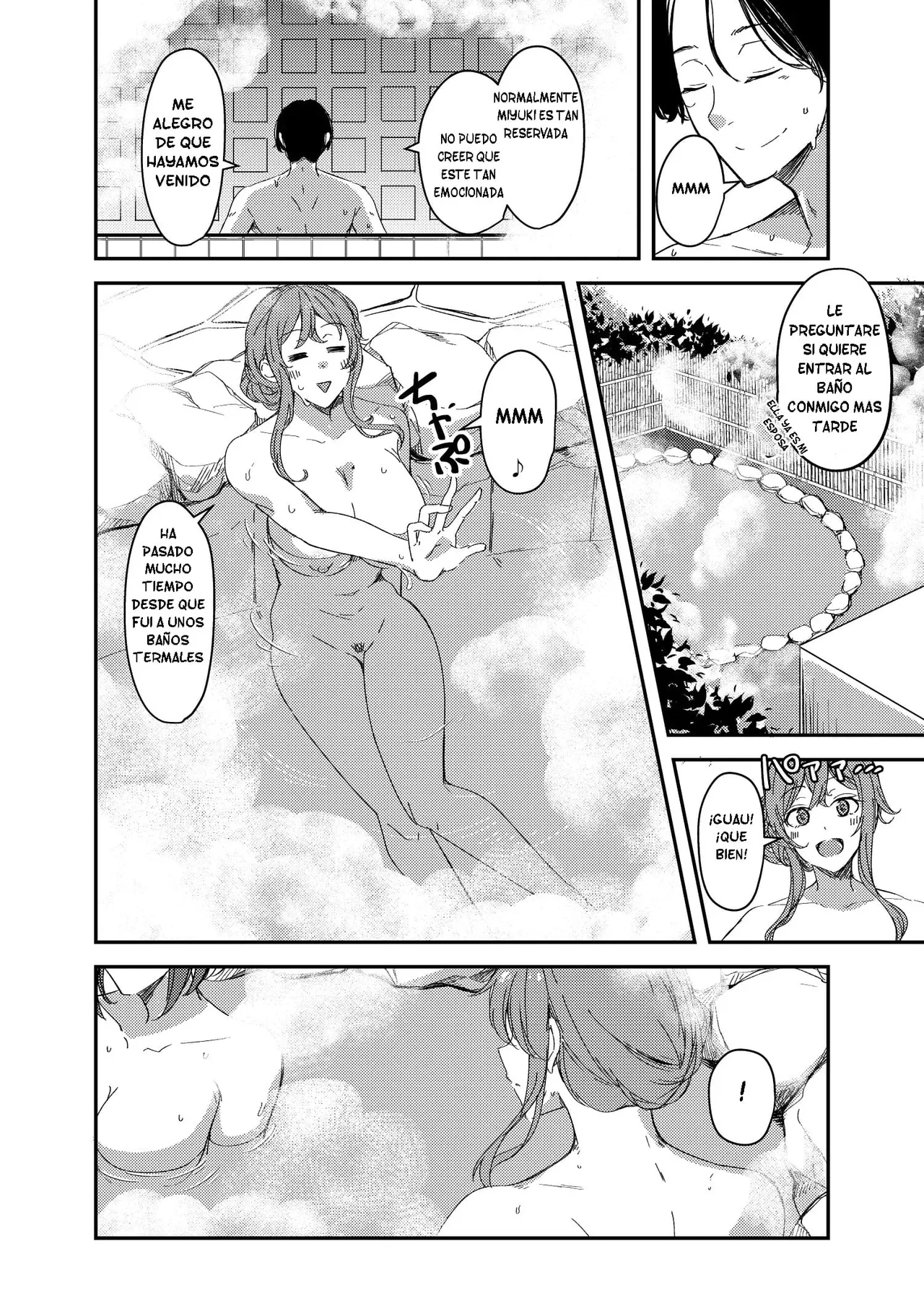 NTRrare Onsen Ryokou ~Tsukari Tsukareru Shinkon Tsuma~ [Hyoui Suki no Hito, Yuuma] [Spanish] [TF Scans] Bildnummer 3