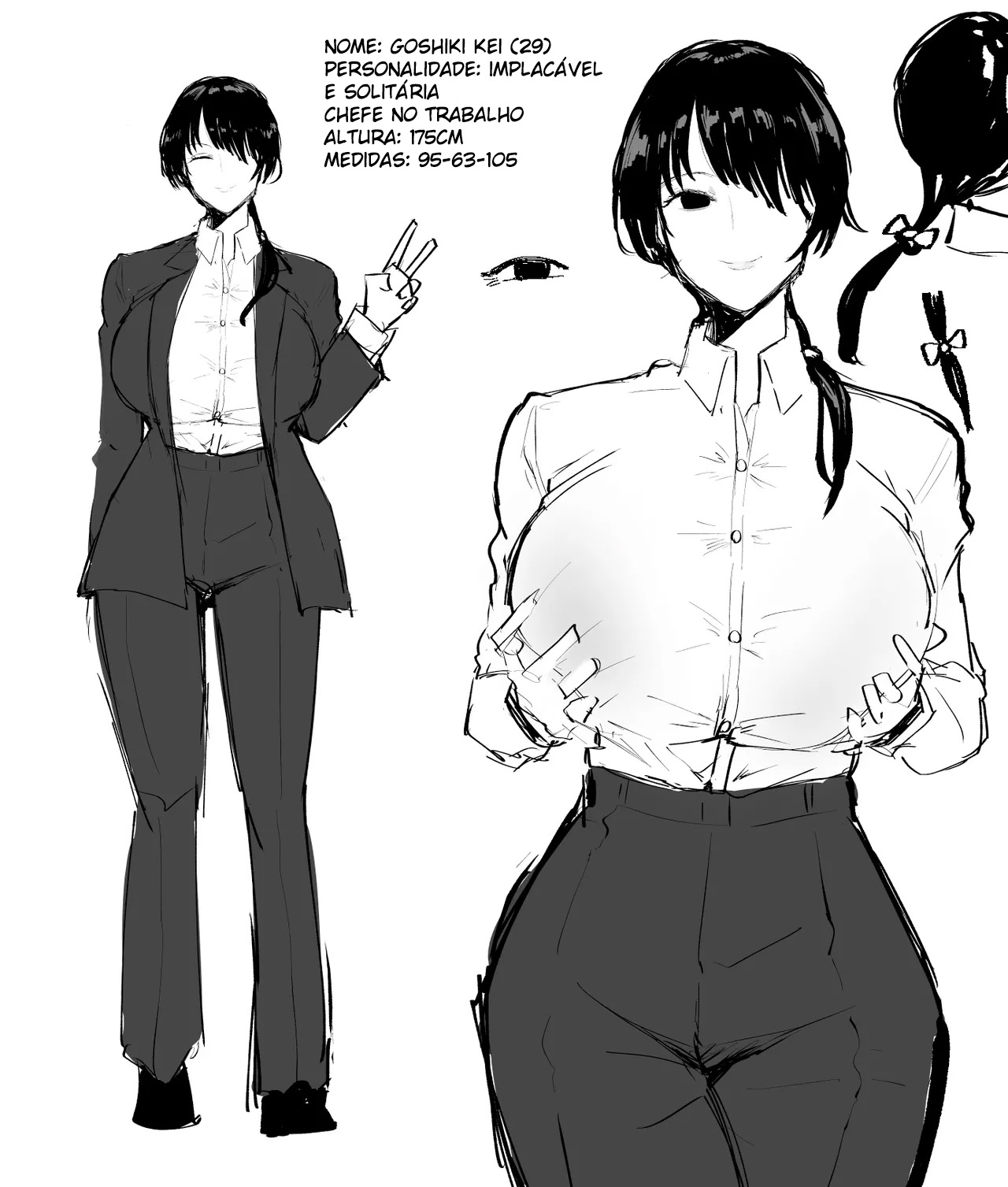 [Initiative (Fujoujoshi, Samon Shiu)] Moshimo Tenshoku-saki no On'na Joushi ga Misuteriasude o Iroke Tappuri no Chou Sasoi Uke Mazodattara… [Portuguese-BR] [Digital] 이미지 번호 53