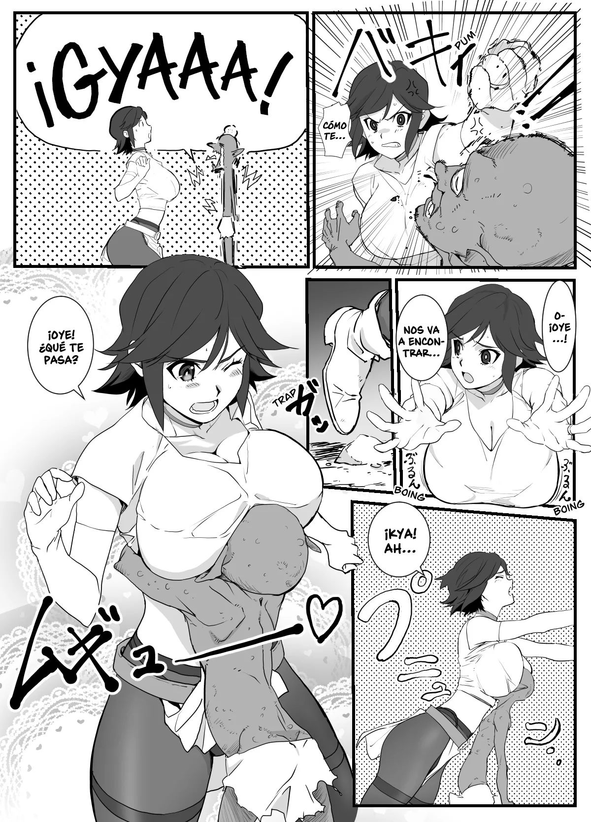 [Wonderful Sweater] Hitozuma Boukensha Doukutsu ~Teikyuu Monster Oppai Houshi~ [Spanish] 画像番号 6