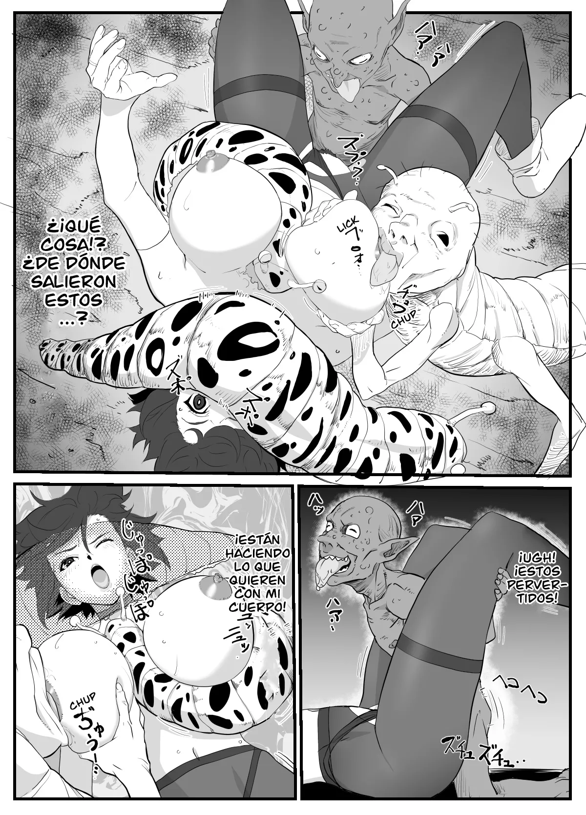 [Wonderful Sweater] Hitozuma Boukensha Doukutsu ~Teikyuu Monster Oppai Houshi~ [Spanish] 画像番号 20