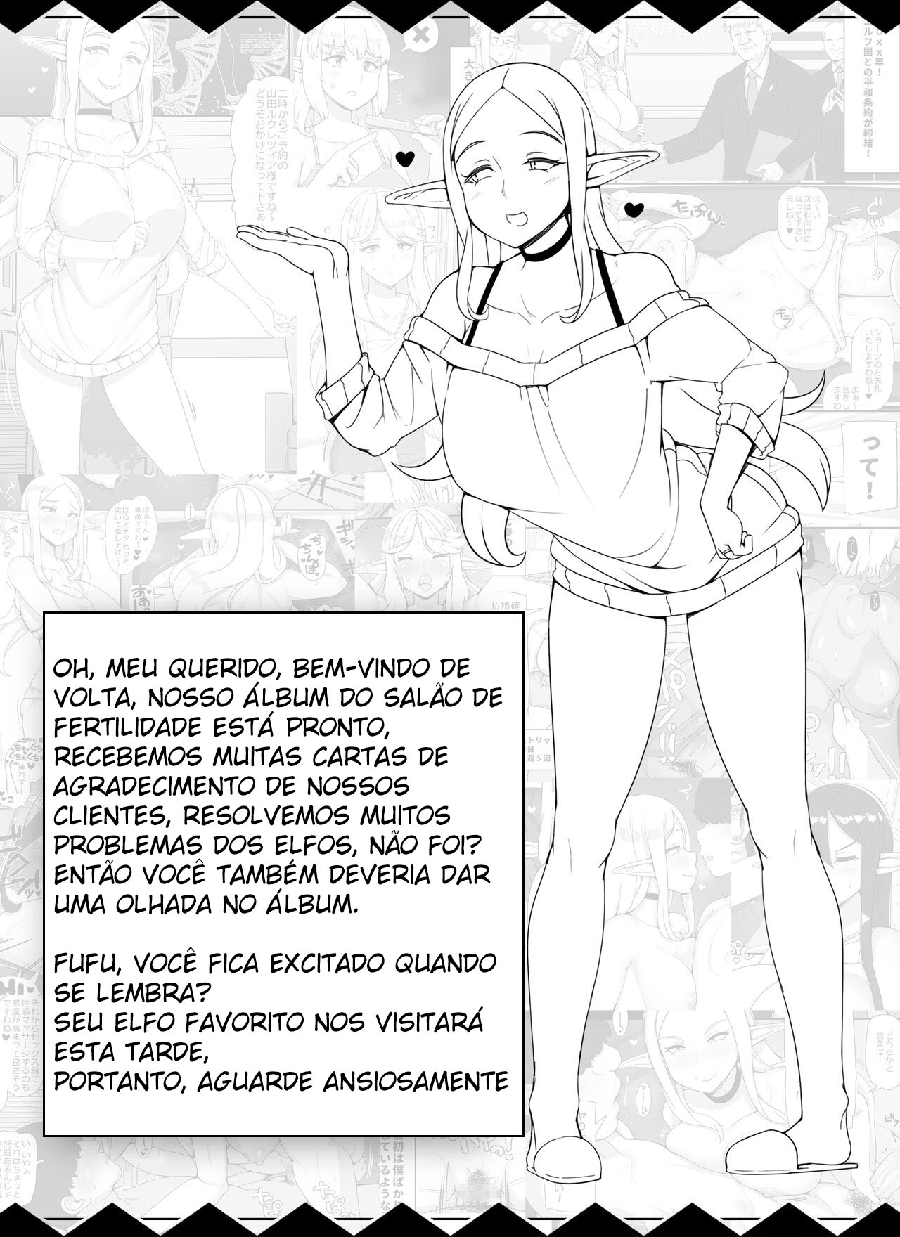 [nounanka (Abubu)] Ningen Danna Mochi Hitozuma Elf Muke Ninkatsu Salon e Youkoso [Portuguese-BR] изображение № 2
