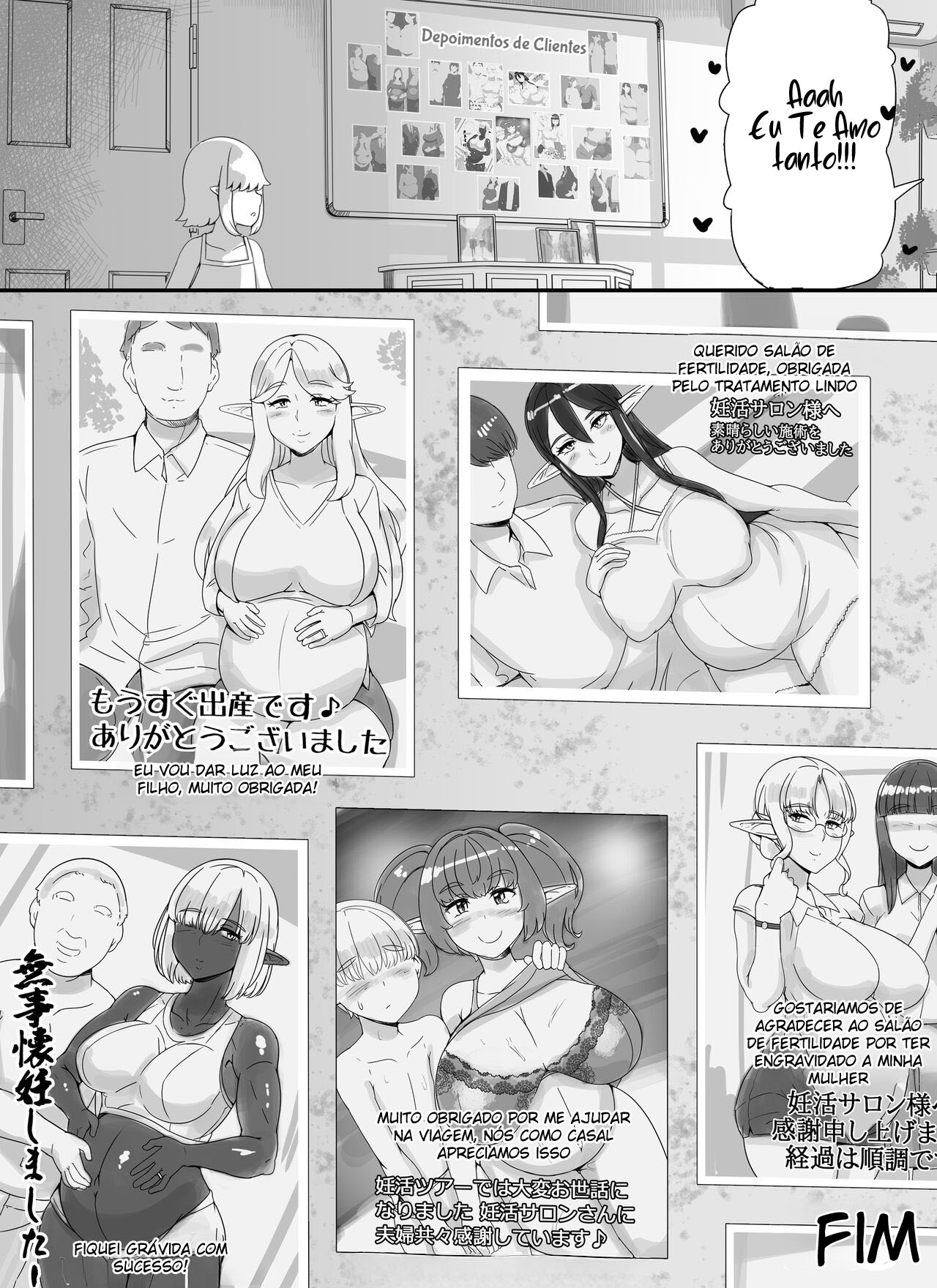 [nounanka (Abubu)] Ningen Danna Mochi Hitozuma Elf Muke Ninkatsu Salon e Youkoso [Portuguese-BR] изображение № 60