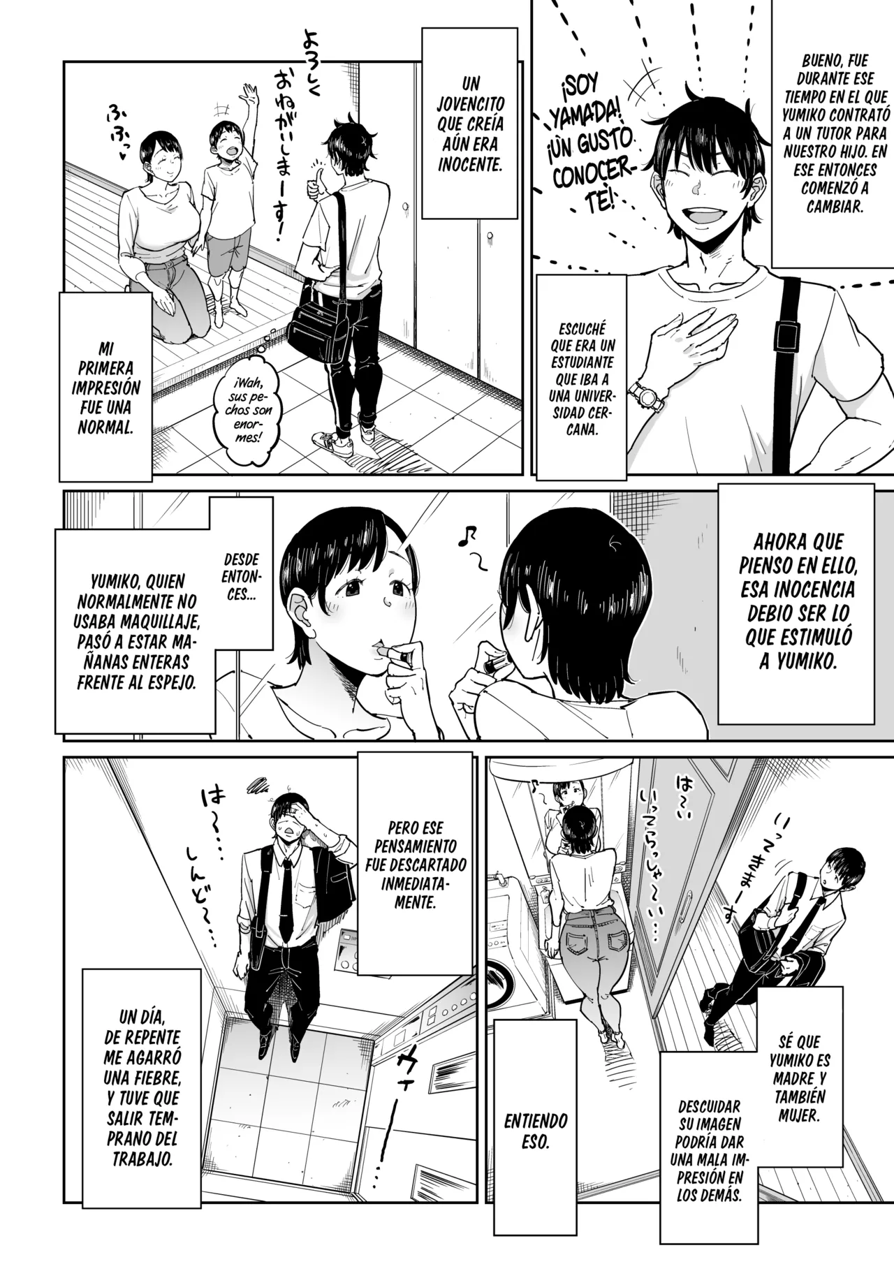 [Shioji] Tsuma ga Netorarete Iru Koto o Ore wa Shitte Iru | El adulterio de mi Amada Esposa [Spanish] [Naruhodo! + Dr.Kaz] [Decensored] изображение № 7