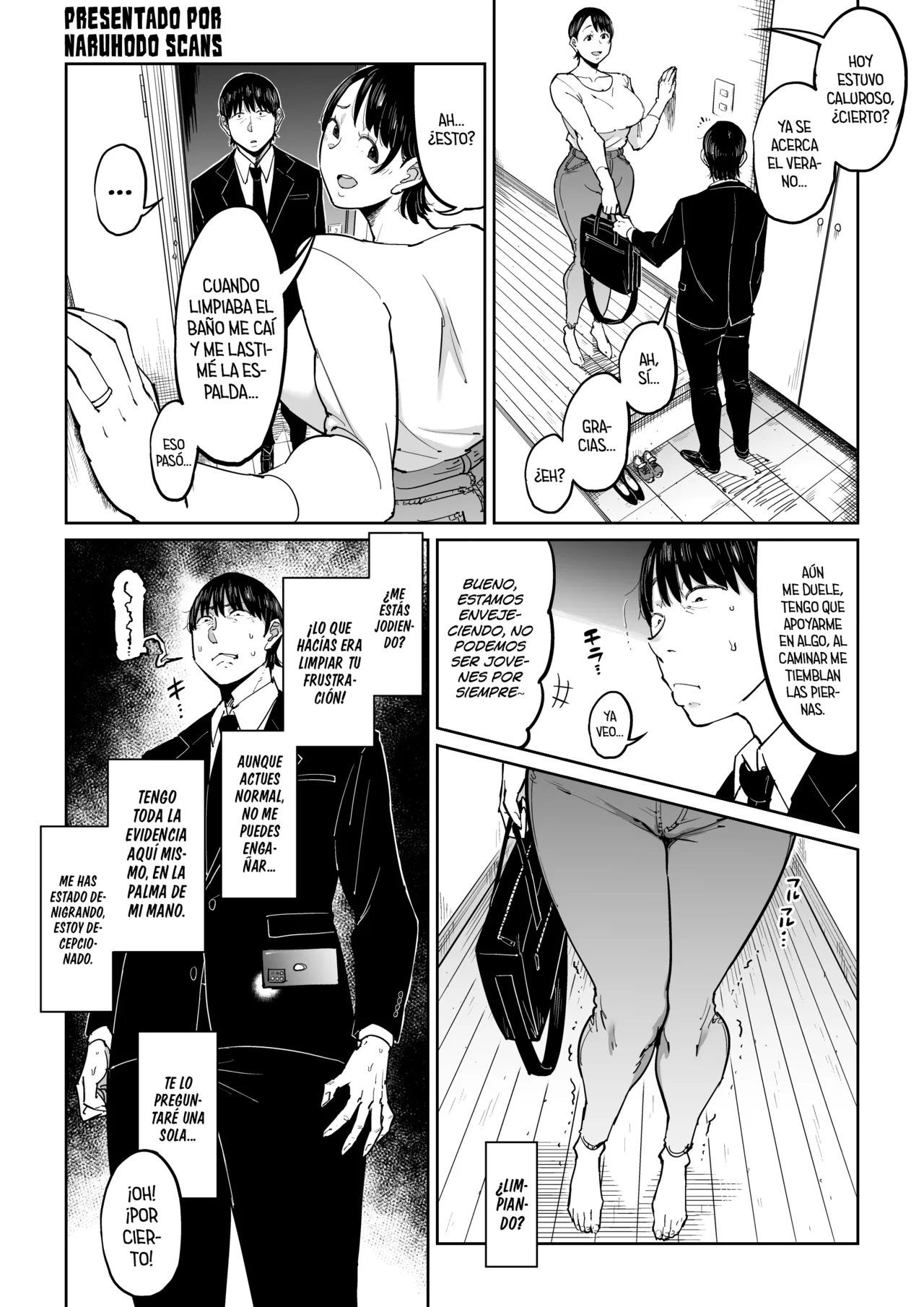 [Shioji] Tsuma ga Netorarete Iru Koto o Ore wa Shitte Iru | El adulterio de mi Amada Esposa [Spanish] [Naruhodo! + Dr.Kaz] [Decensored] изображение № 23