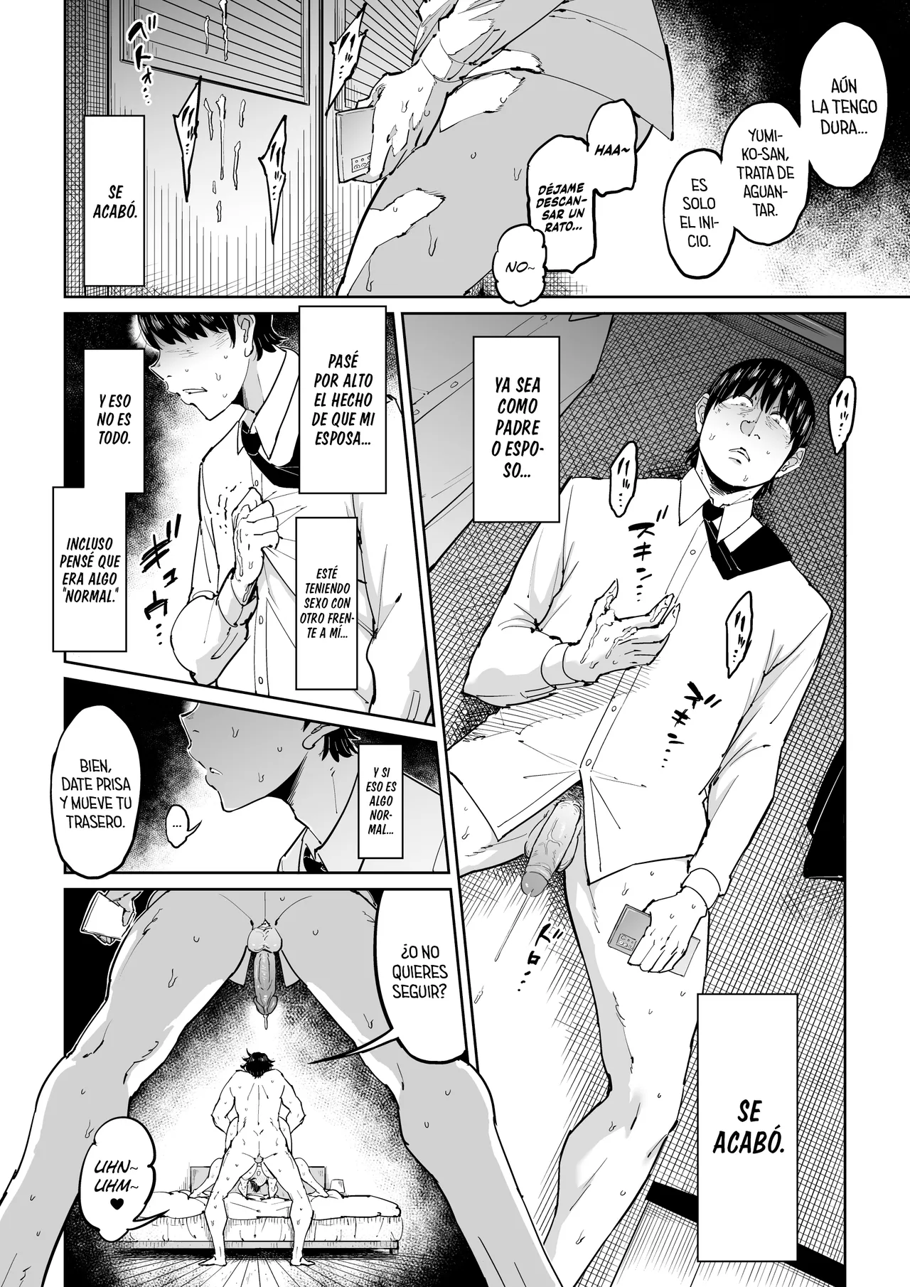 [Shioji] Tsuma ga Netorarete Iru Koto o Ore wa Shitte Iru | El adulterio de mi Amada Esposa [Spanish] [Naruhodo! + Dr.Kaz] [Decensored] изображение № 41