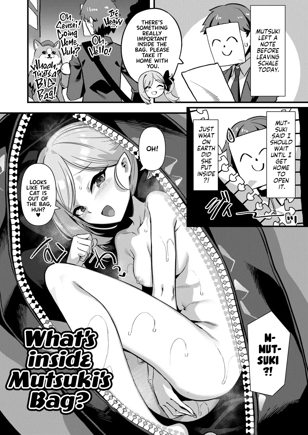 [Harigane Shinshi] Mutsuki Manga (╹◡╹) | What's Inside Mutsuki's Bag? [English] [Team Rabu2] 图片编号 1