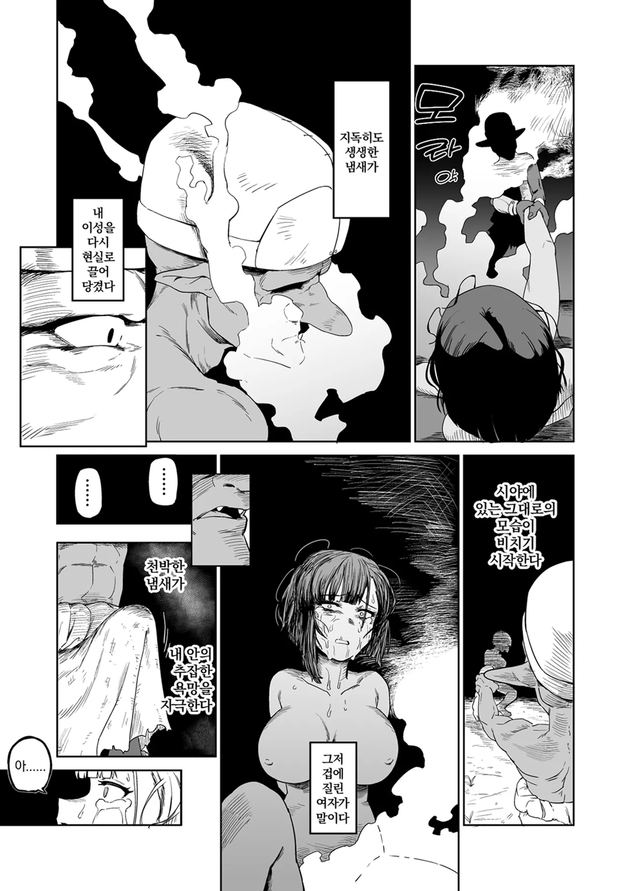 [Yamabatake (Yamabatake)] Zako-kan Nerai no Do-M Onna Kishi ga Hontou ni Goblin Dorei ni Sareru Hanashi Kouhen | 잡몹간이 목적인 도M 여기사가 정말로 고블린의 노예가 되는 이야기 후편 [Korean] image number 29