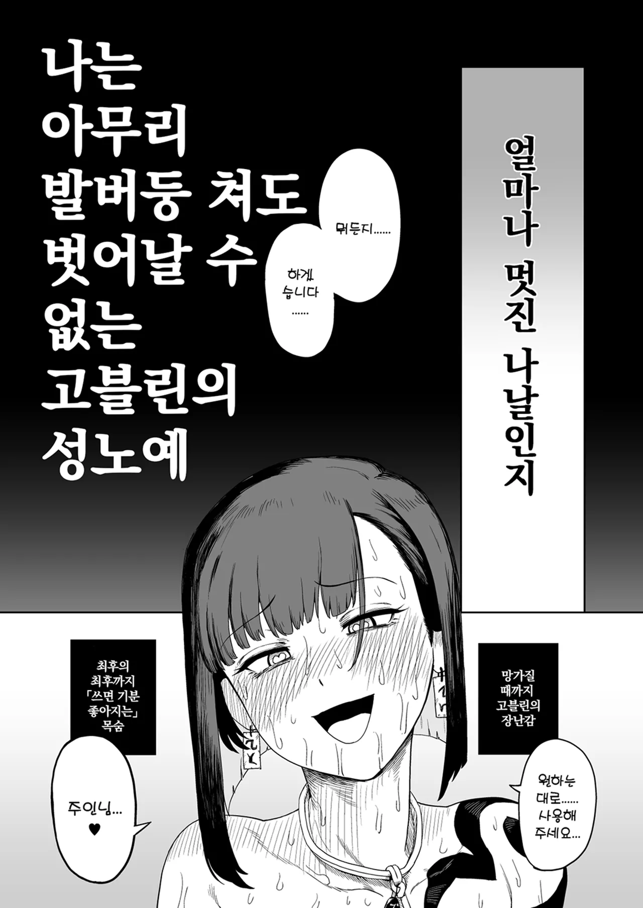 [Yamabatake (Yamabatake)] Zako-kan Nerai no Do-M Onna Kishi ga Hontou ni Goblin Dorei ni Sareru Hanashi Kouhen | 잡몹간이 목적인 도M 여기사가 정말로 고블린의 노예가 되는 이야기 후편 [Korean] image number 85