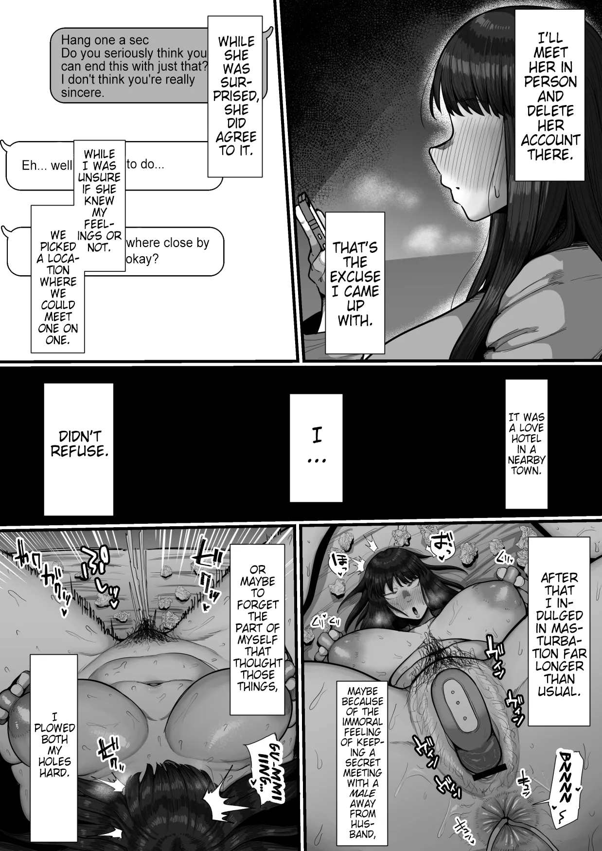 [Ebi no Implant (Shrimp Cake)] 35-sai Otameshi Uwaki Futanari Kyokon de Acme Rikon Suru made no Kiroku | Log of a 35 Year Old, Orgasming From a Futanari’s Huge Penis, Then Getting Divorced [English] [Pangean] 图片编号 8