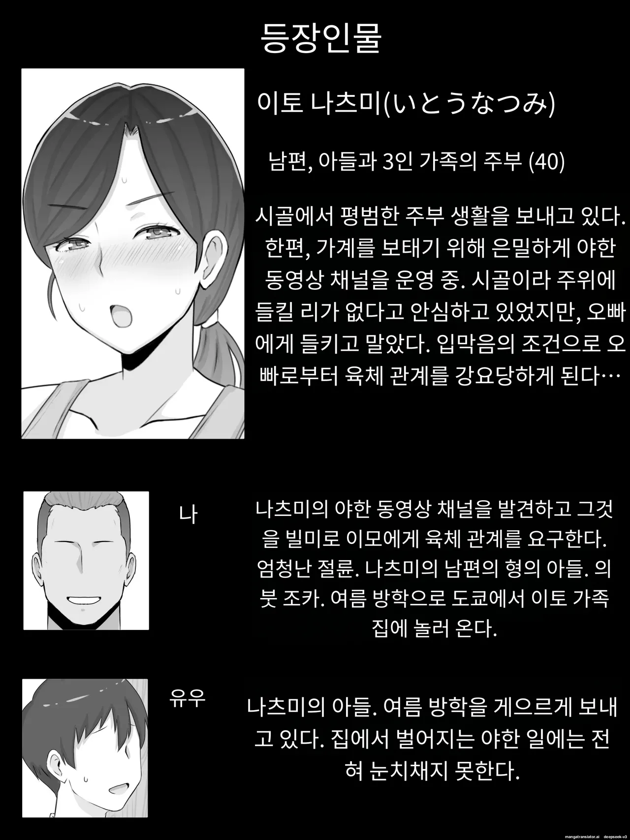 조카에게 야한 부업이 들켜서 입막음 교미하고 있습니다 [A.I 번역] 图片编号 2