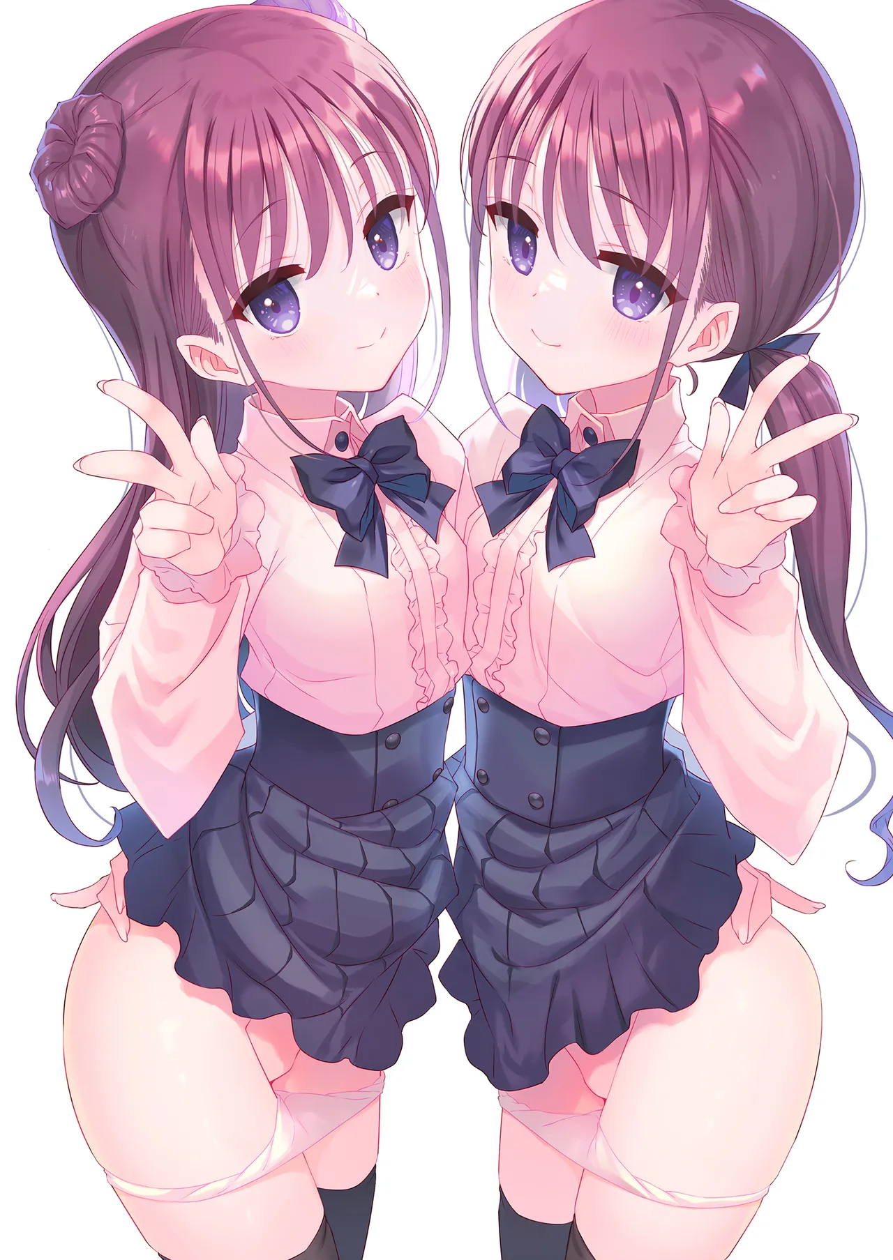 [TIES (Takei Ooki)] Futago Neet Imouto wa Seiyoku Tsuyome | 家里蹲双胞胎妹妹性欲旺盛 [Chinese] [白杨汉化组] [Digital] изображение № 2