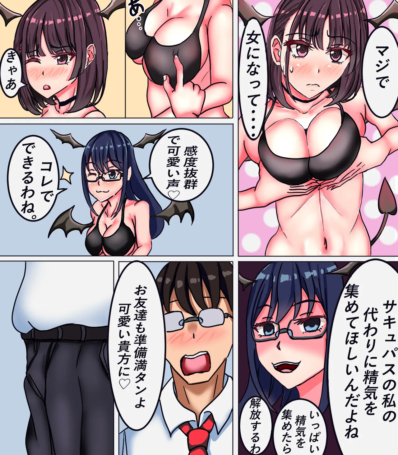 [Sample] Nyotaika Succubus 画像番号 4