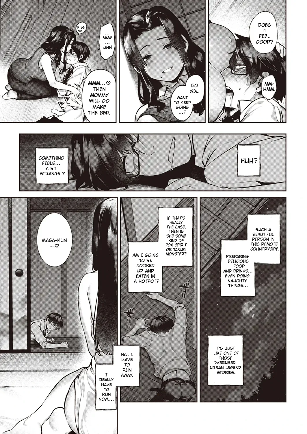 [Tamabon] I Fell Asleep on the Train and Met a Goddess (COMIC Kairakuten 2022-12) [English] [Comics Enjoyer Translation] image number 12