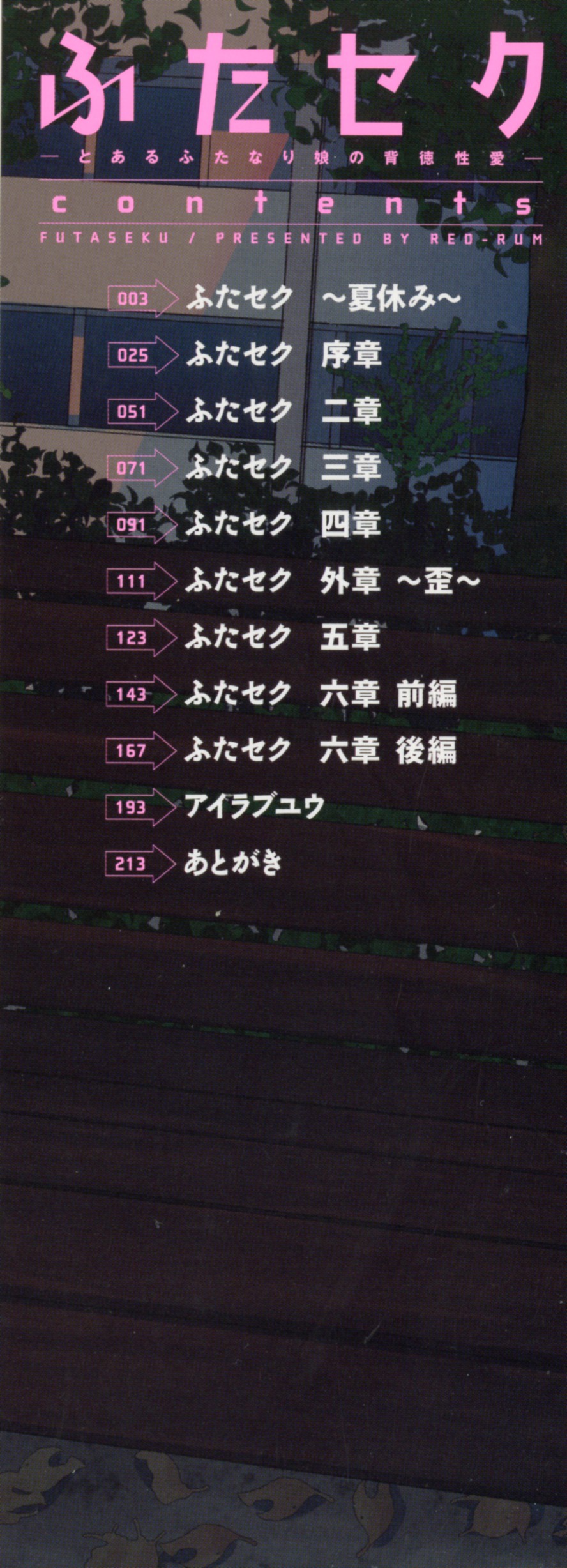 [RED-RUM] Futaseku ~Toaru Futanari Musume No Haitoku Seiai~ (natsu yasumi) 画像番号 3