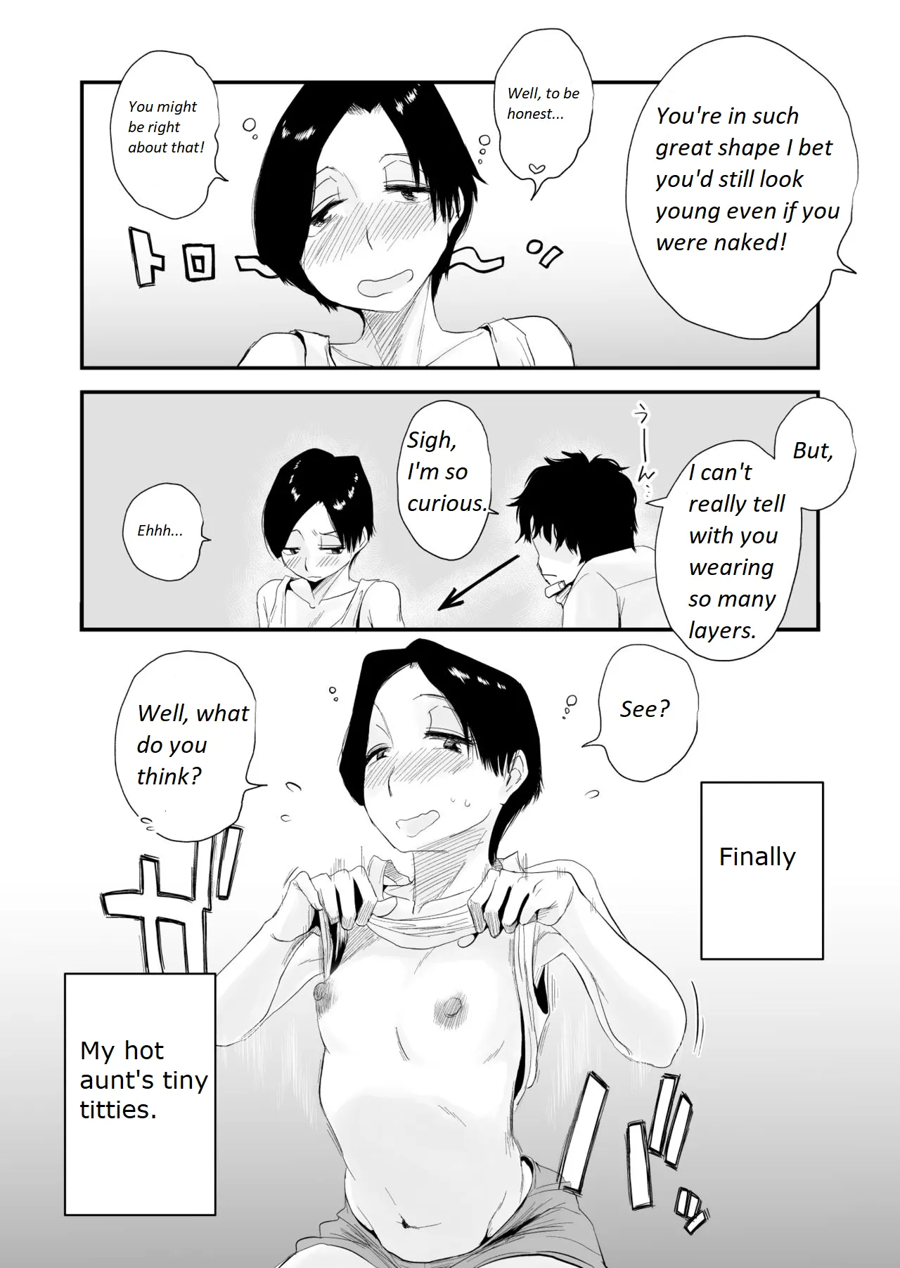 Greedy Sex with a Small Breasted 46 Year Old Aunt 图片编号 8