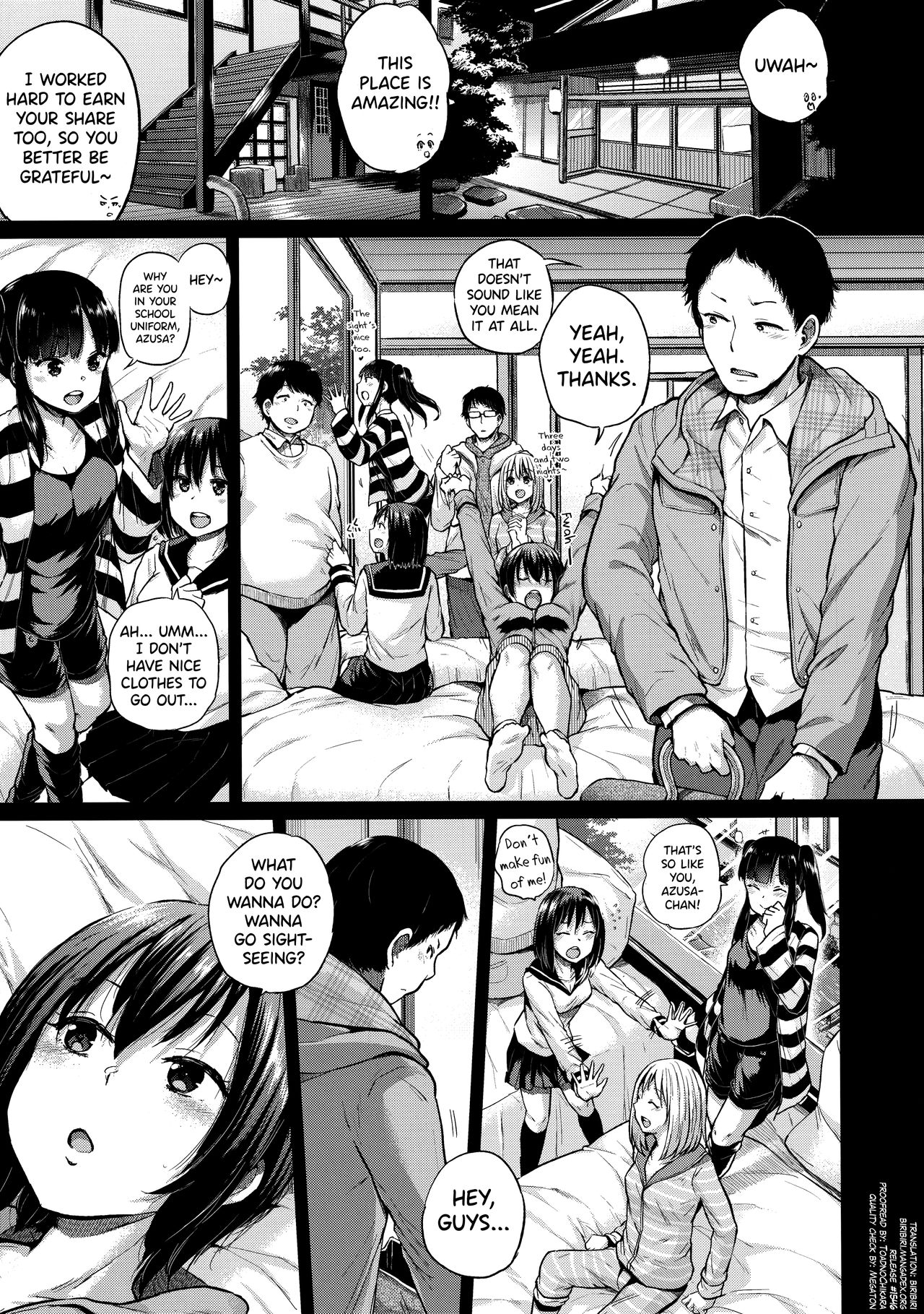 (C91) [Brilliant Thunder (Yumeno Tanuki)] Oya ni Naisho no Iedex - Fuyuyasumi no Toode Hen [English] [biribiri] 画像番号 4