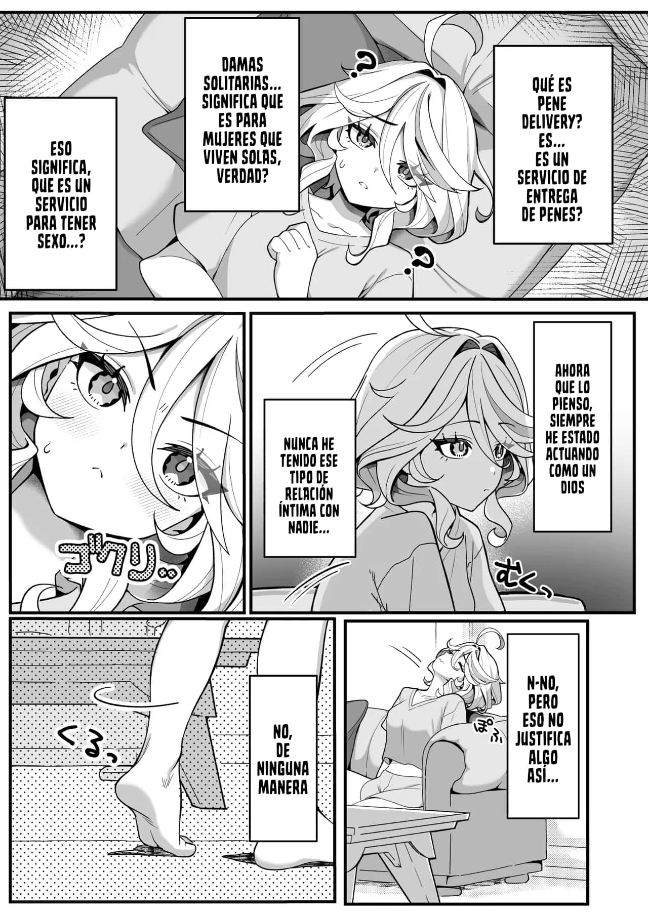 [piccione!!] Jiyuu no Yorokobi ni Oborete - Ahogándose en los Placeres de la Libertad (Genshin Impact) [Spanish] [Traducciones Jaguarlo] [Digital] imagen número 4