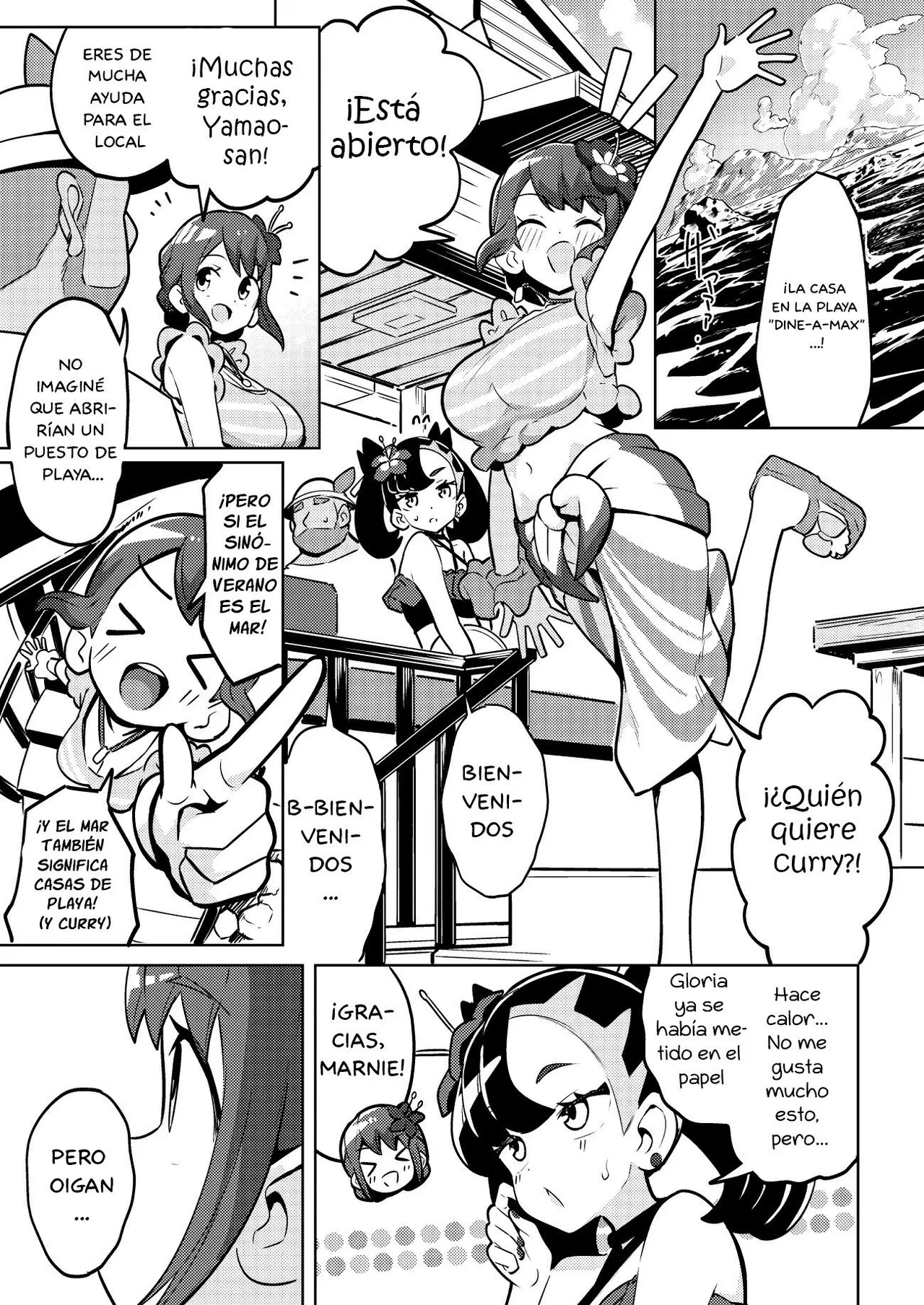 [Mannen Dokodoko Dondodoko (Tottotonero Tarou.)] POCKET BITCH 3 (Pokémon Black 2 and White 2) [Spanish] [Las Profanadas Scan] [Digital] image number 3