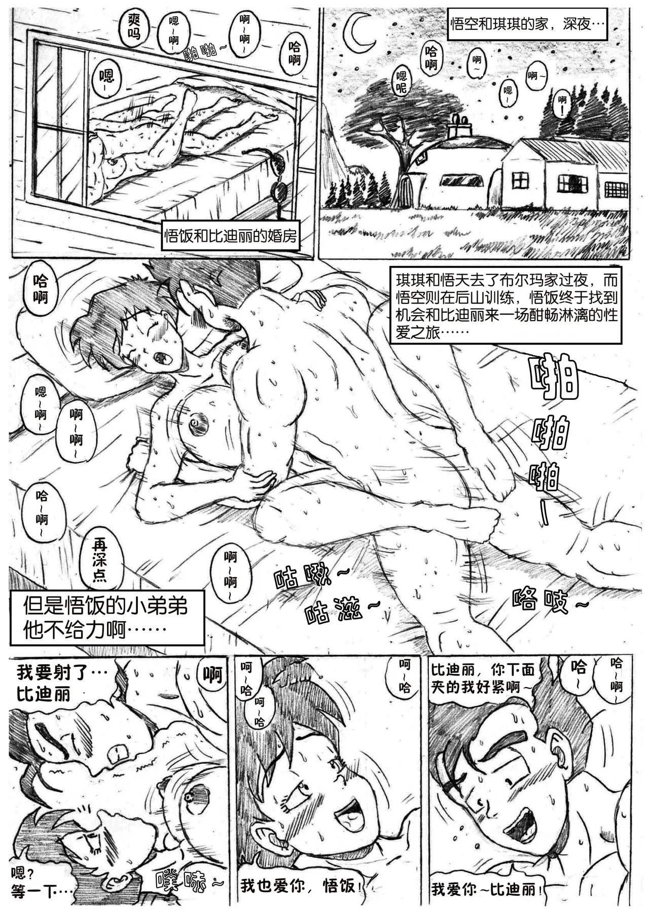 [TheWriteFiction] DRAGONBALL NTR 10 - Scrubdown - Goku X Videl Doujinsh 图片编号 3