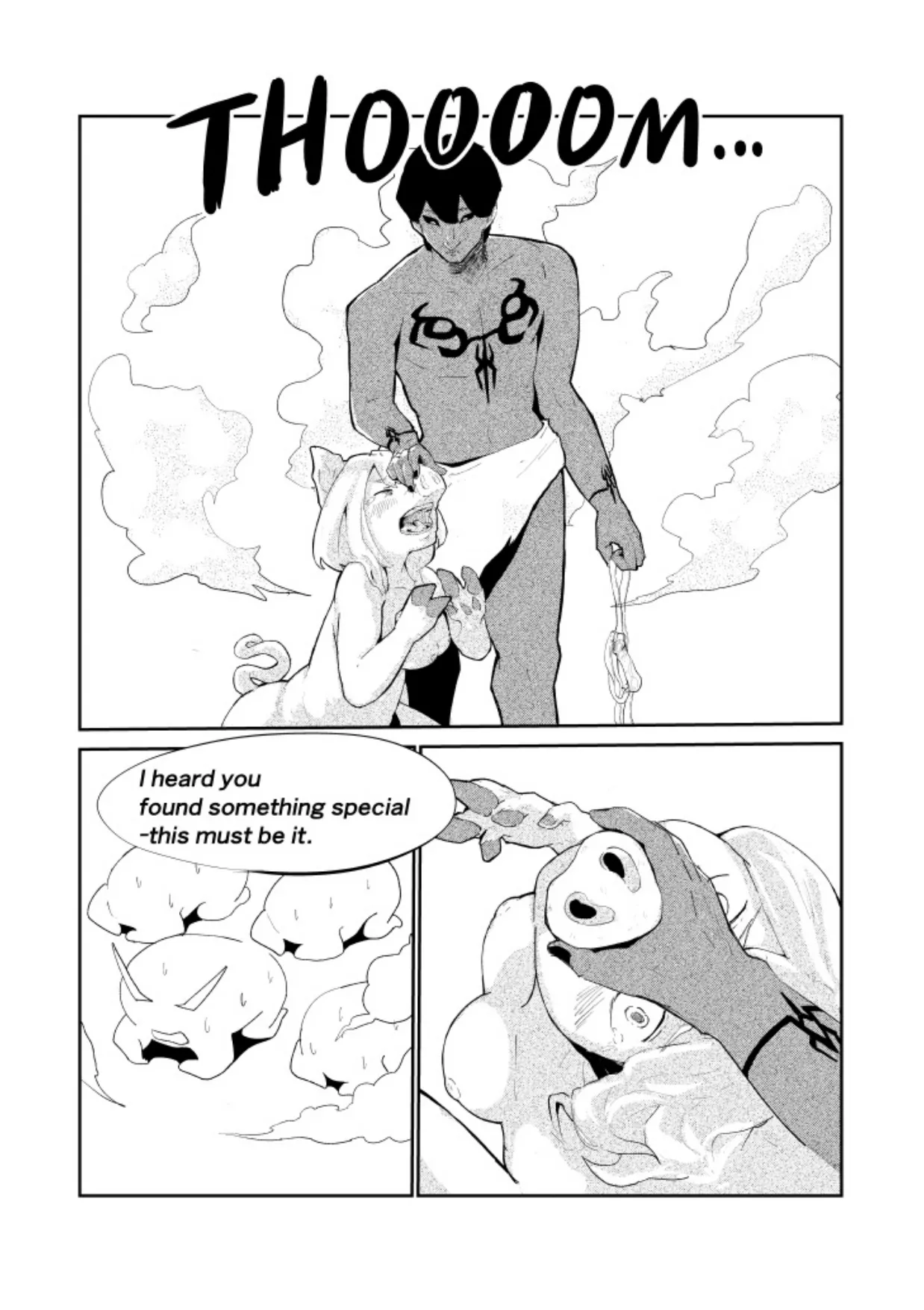 R-18 豚化「キミは今日から豚魔族 第2話」英語版含む(全15ページ) 이미지 번호 31