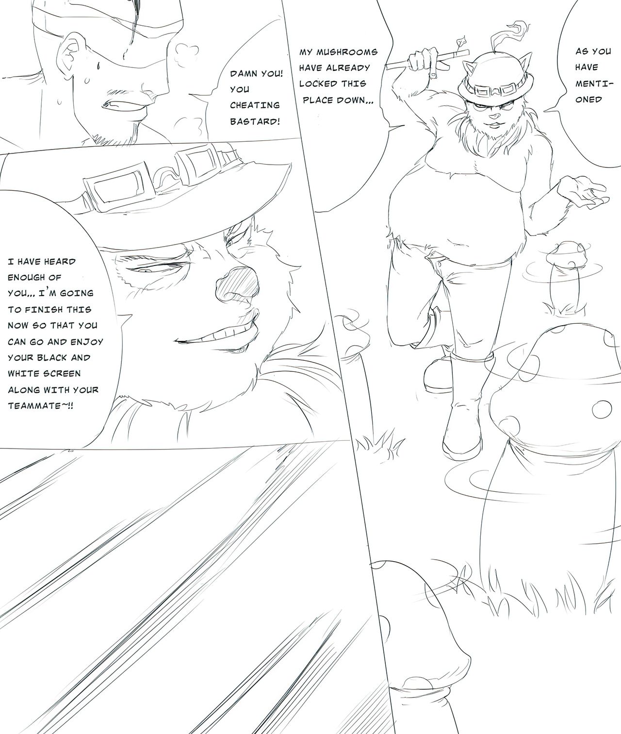 [scofa] Teemo's Malady (League of Legends) [English] [Tvor, cabbiethefirst] Upscaled imagen número 7