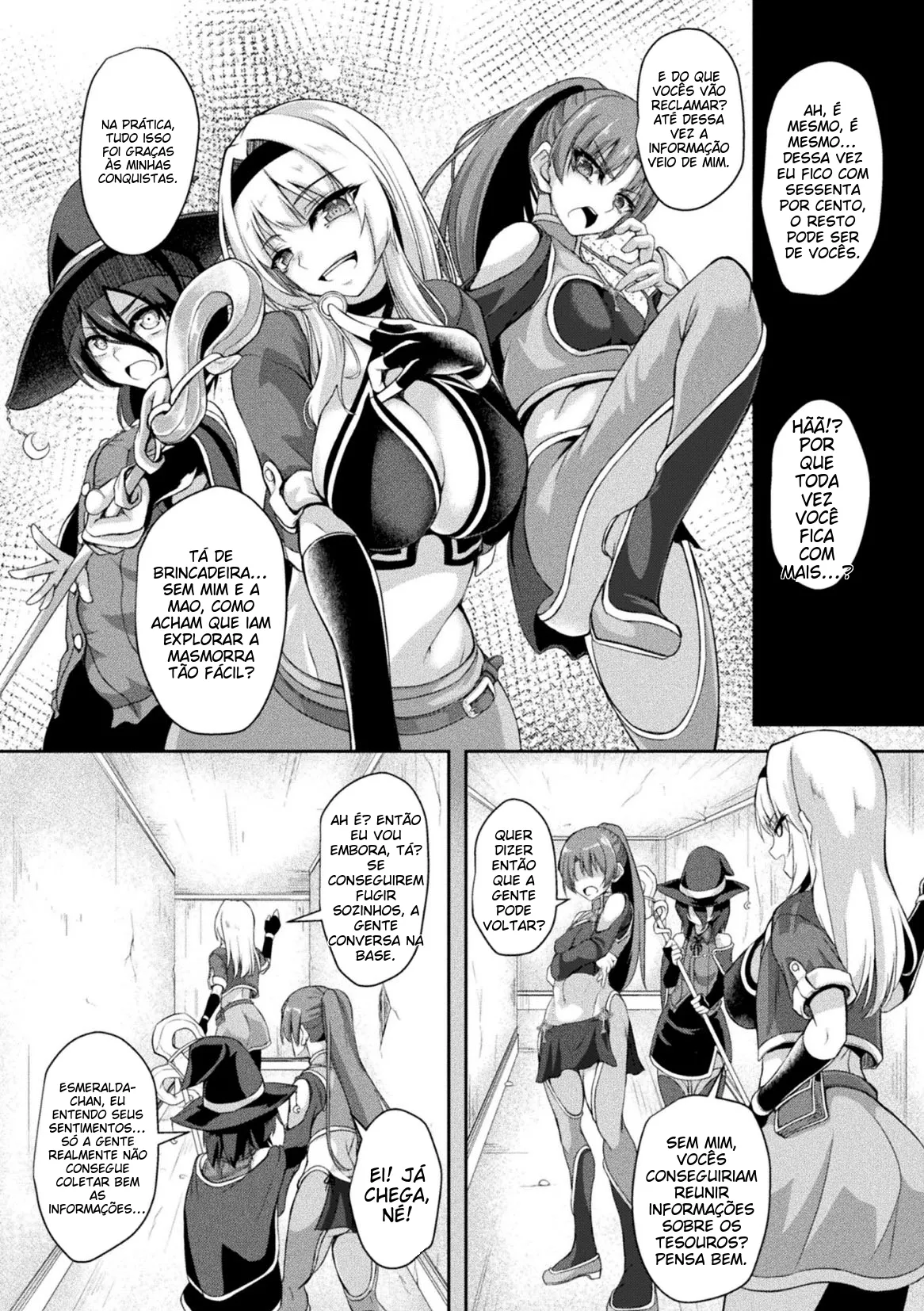 [Anthology] 2D Comic Magazine Futanari Kabe Sao Kabe Shiri Futanari Heroine Sakusei Iki Jigoku! Vol. 2 [Portuguese-BR] (TR-61) [Digital] image number 46