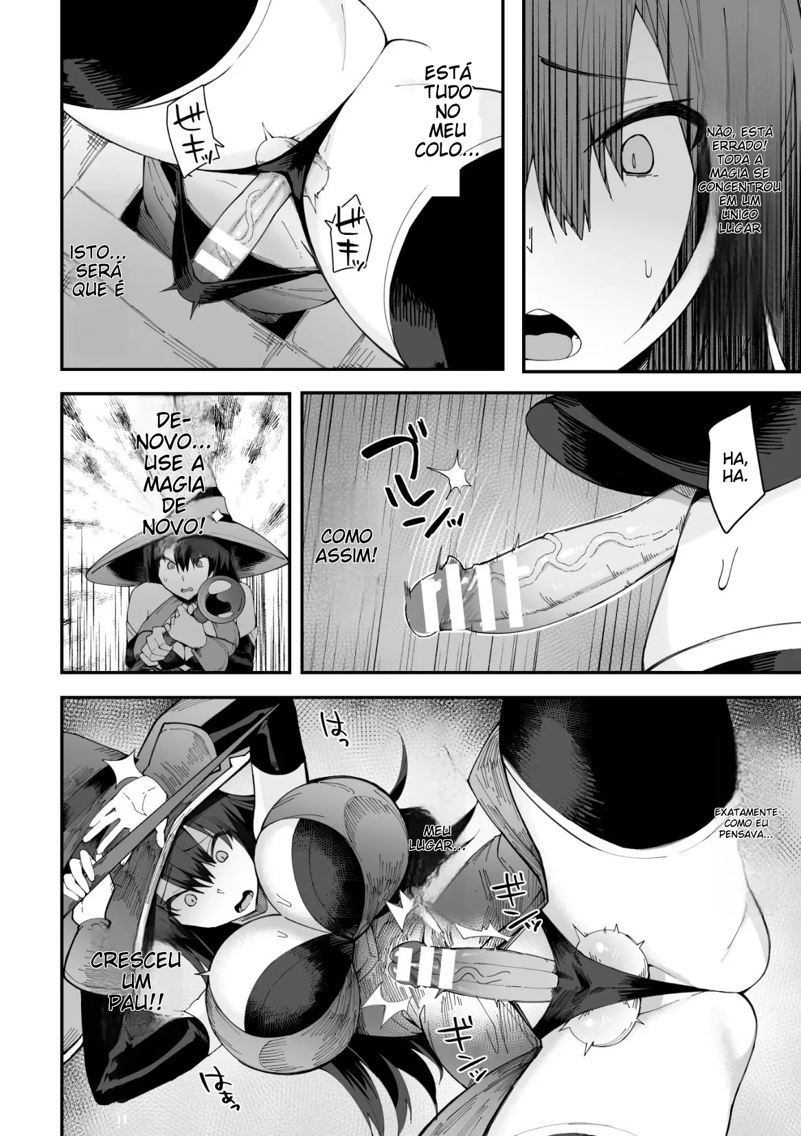 [Anthology] 2D Comic Magazine Futanari Kabe Sao Kabe Shiri Futanari Heroine Sakusei Iki Jigoku! Vol. 2 [Portuguese-BR] (TR-61) [Digital] image number 70