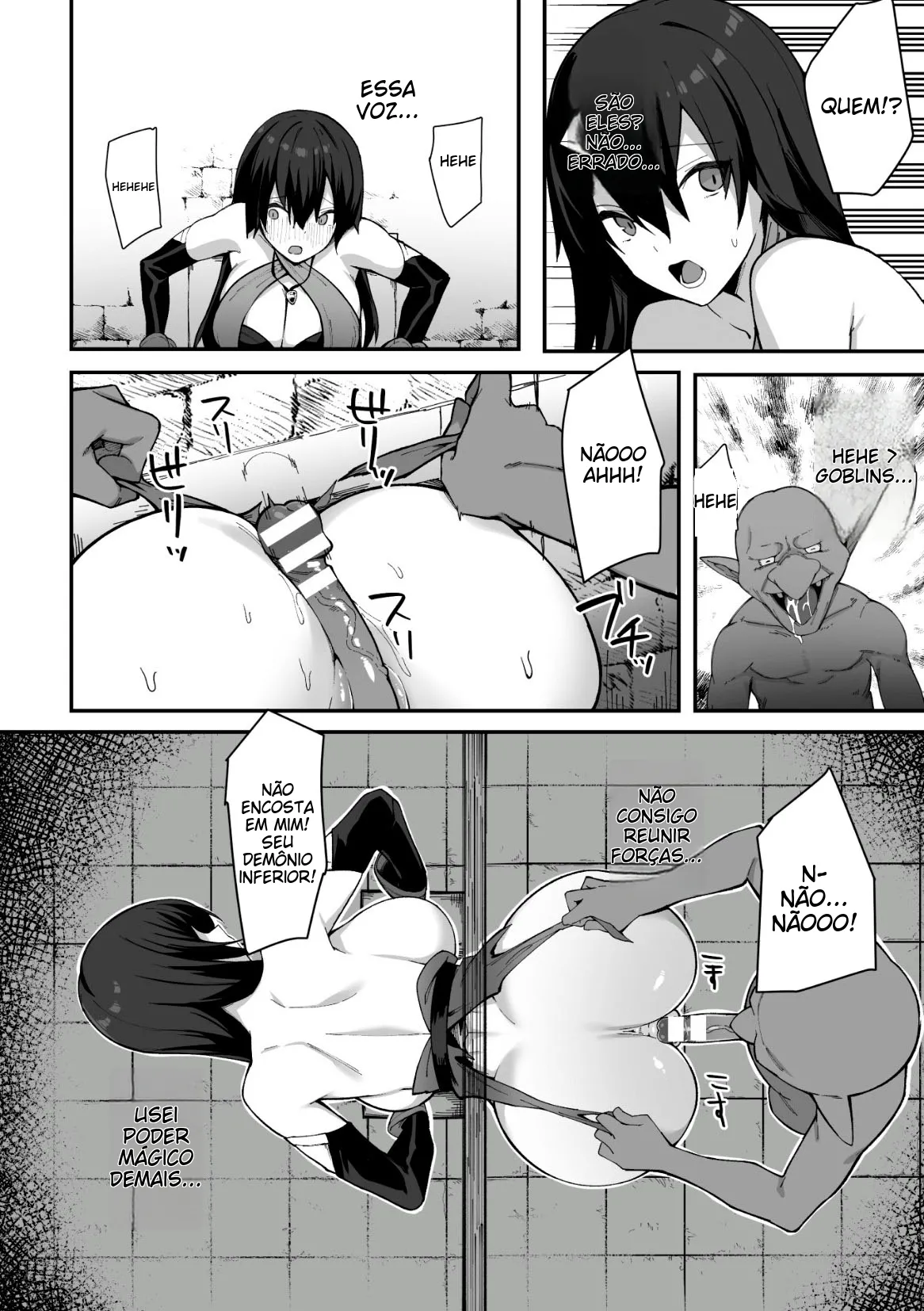 [Anthology] 2D Comic Magazine Futanari Kabe Sao Kabe Shiri Futanari Heroine Sakusei Iki Jigoku! Vol. 2 [Portuguese-BR] (TR-61) [Digital] image number 78