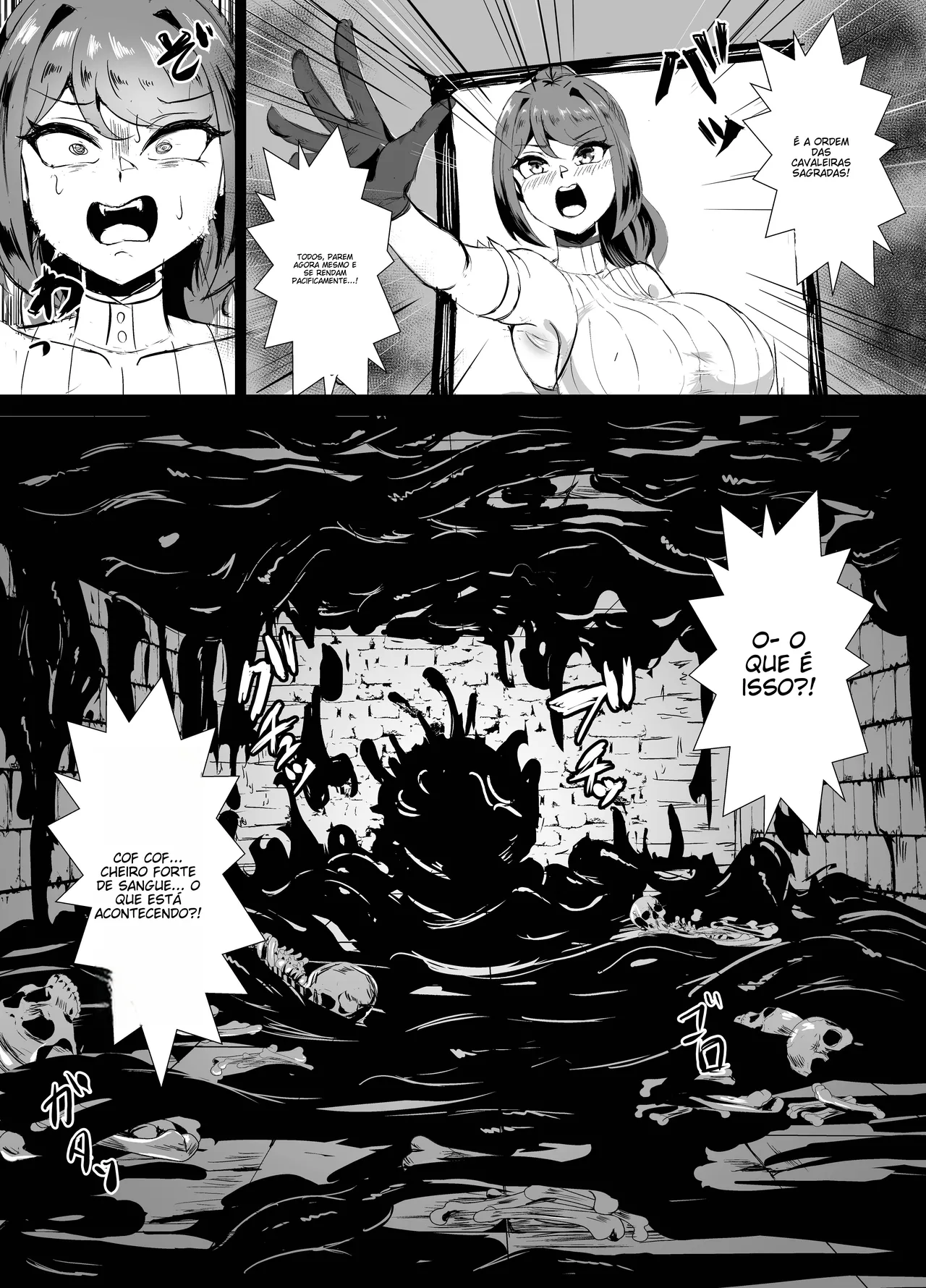 [Torigara Soup (Yotaka)] Wakate Elite na Seijo Kishi-sama, Kyouaku Shokushu ni Shiborareru ~Mugen ni Ikasare Buzama Haiboku Maryokujiru Tarenagashi Genkai Energy Drain Hen~ [Portuguese-BR] (TR-67) image number 5