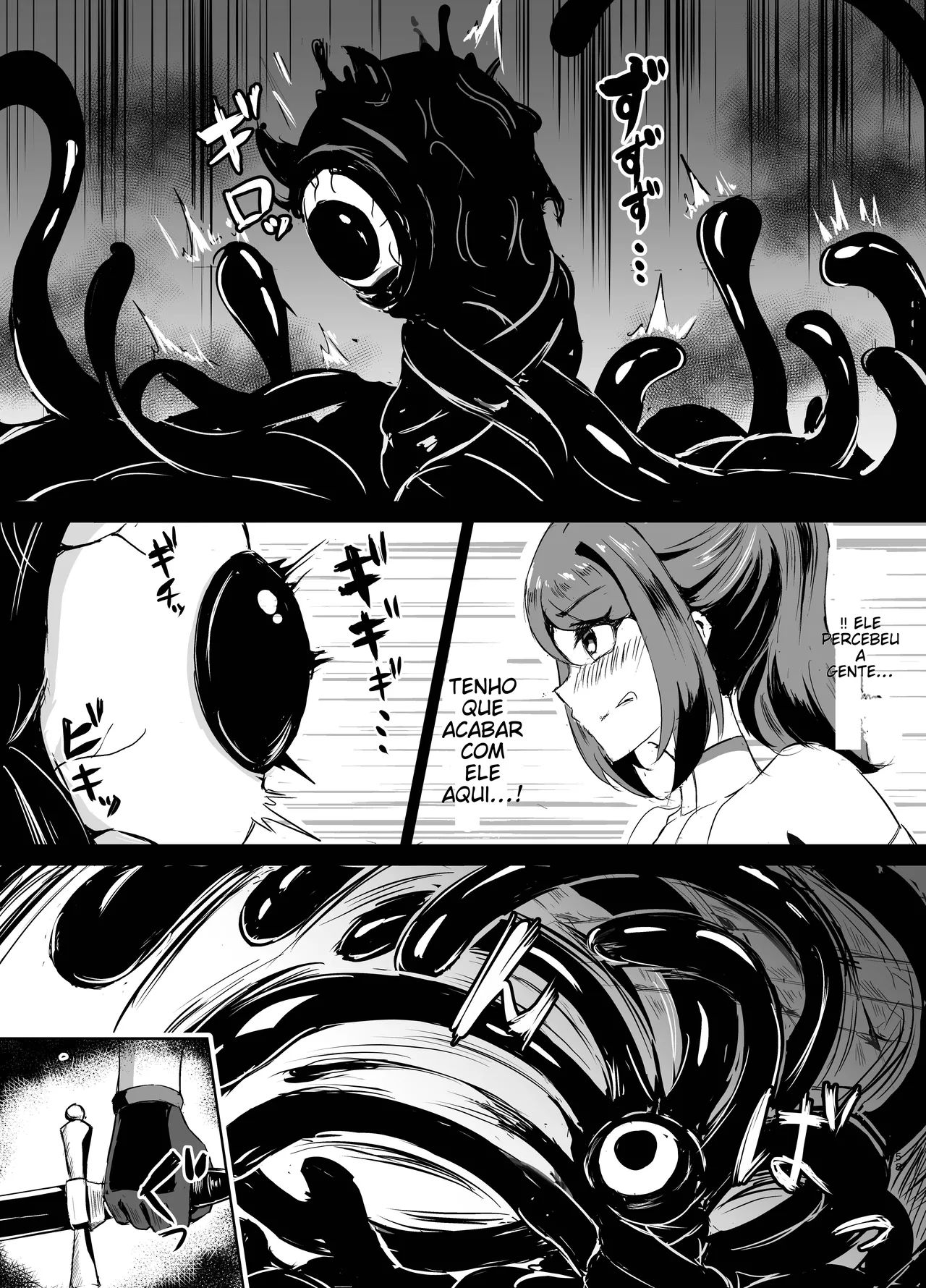 [Torigara Soup (Yotaka)] Wakate Elite na Seijo Kishi-sama, Kyouaku Shokushu ni Shiborareru ~Mugen ni Ikasare Buzama Haiboku Maryokujiru Tarenagashi Genkai Energy Drain Hen~ [Portuguese-BR] (TR-67) image number 6