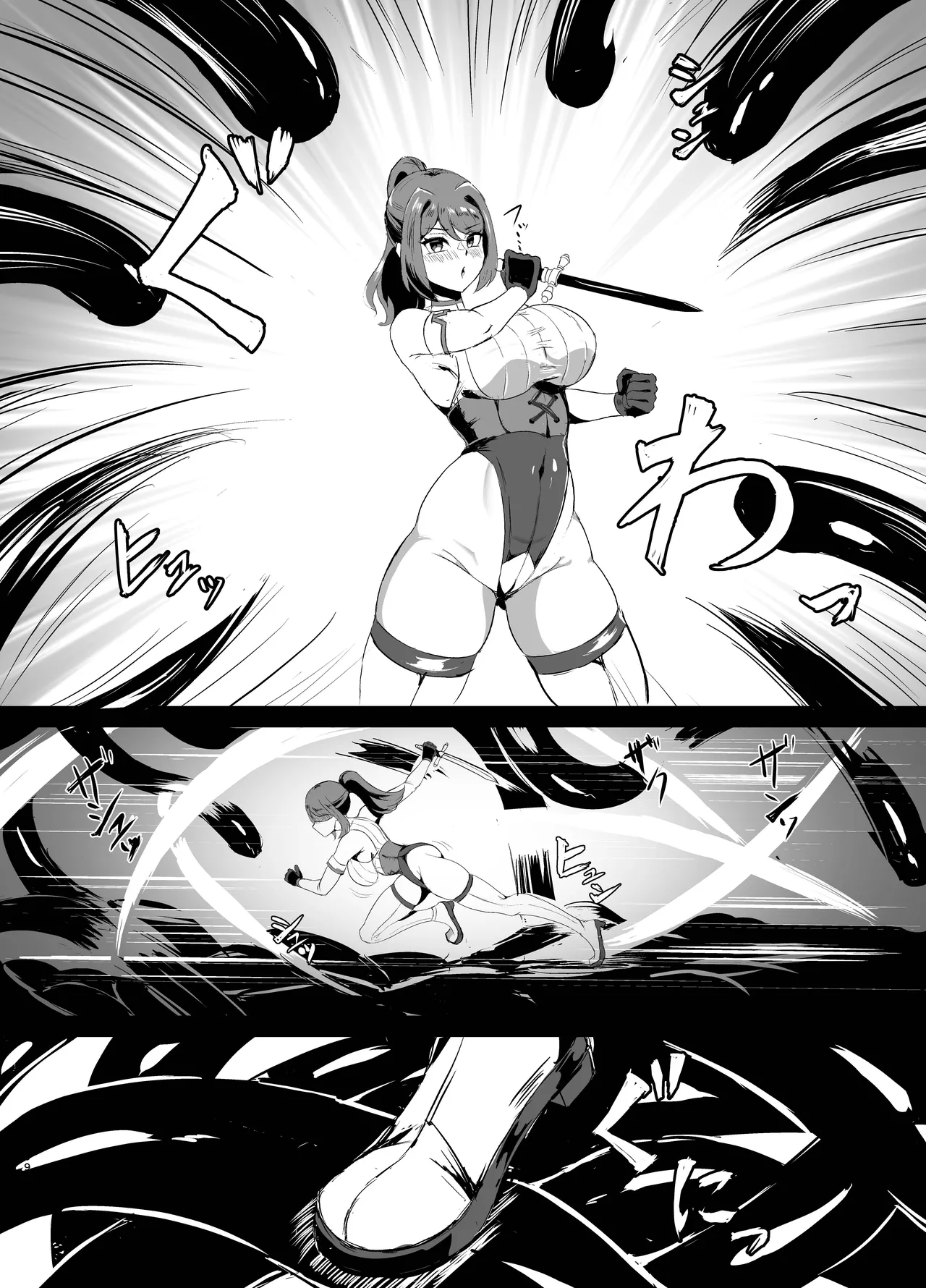 [Torigara Soup (Yotaka)] Wakate Elite na Seijo Kishi-sama, Kyouaku Shokushu ni Shiborareru ~Mugen ni Ikasare Buzama Haiboku Maryokujiru Tarenagashi Genkai Energy Drain Hen~ [Portuguese-BR] (TR-67) image number 7