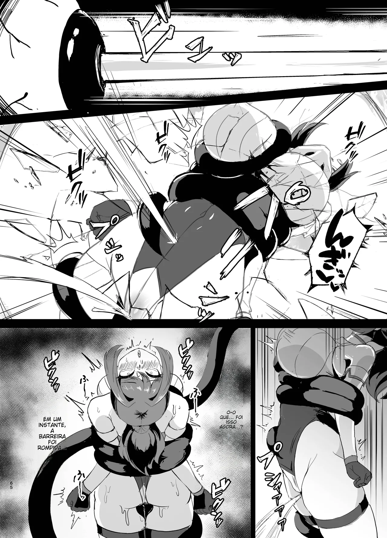 [Torigara Soup (Yotaka)] Wakate Elite na Seijo Kishi-sama, Kyouaku Shokushu ni Shiborareru ~Mugen ni Ikasare Buzama Haiboku Maryokujiru Tarenagashi Genkai Energy Drain Hen~ [Portuguese-BR] (TR-67) image number 13