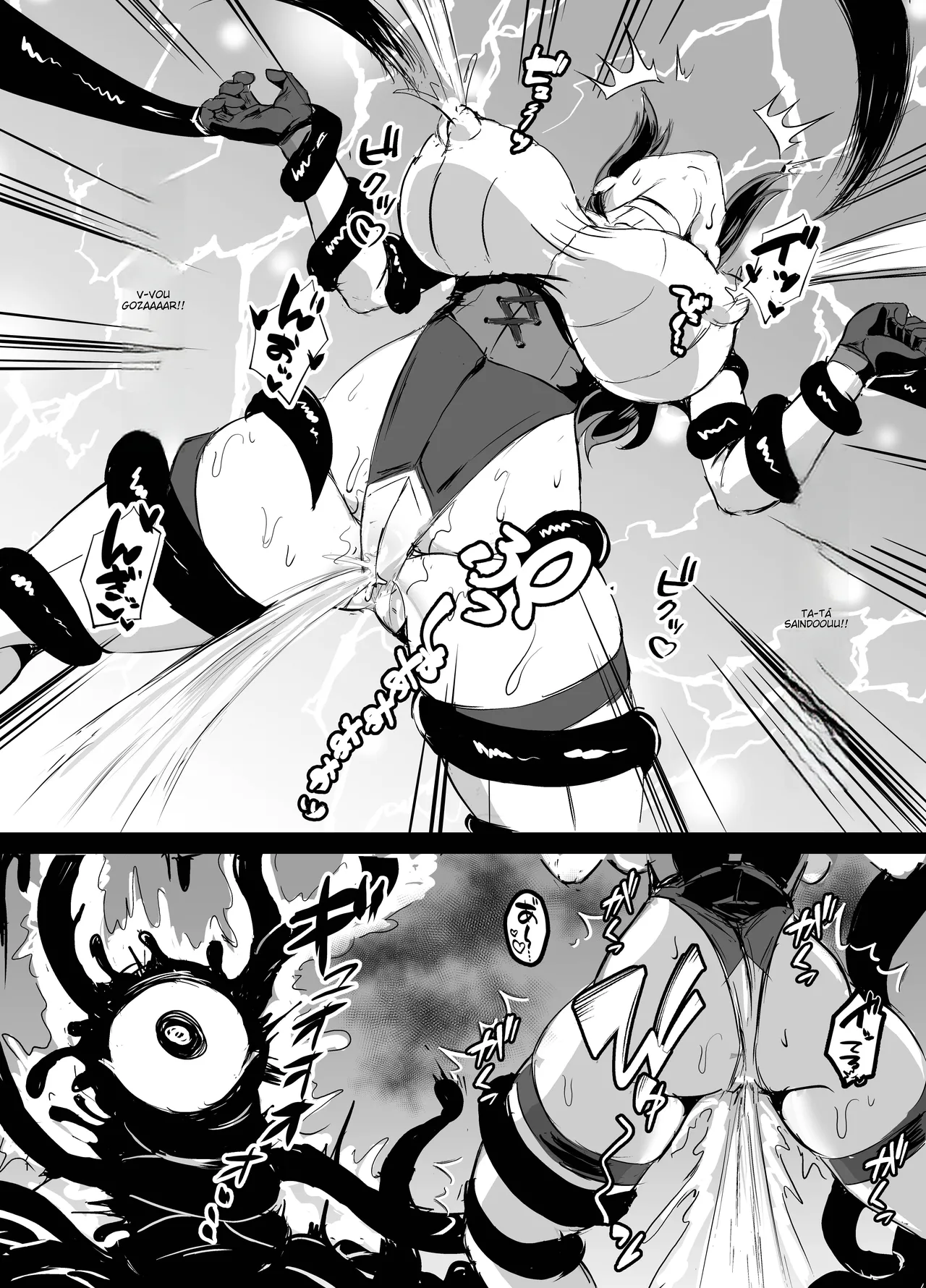 [Torigara Soup (Yotaka)] Wakate Elite na Seijo Kishi-sama, Kyouaku Shokushu ni Shiborareru ~Mugen ni Ikasare Buzama Haiboku Maryokujiru Tarenagashi Genkai Energy Drain Hen~ [Portuguese-BR] (TR-67) image number 19