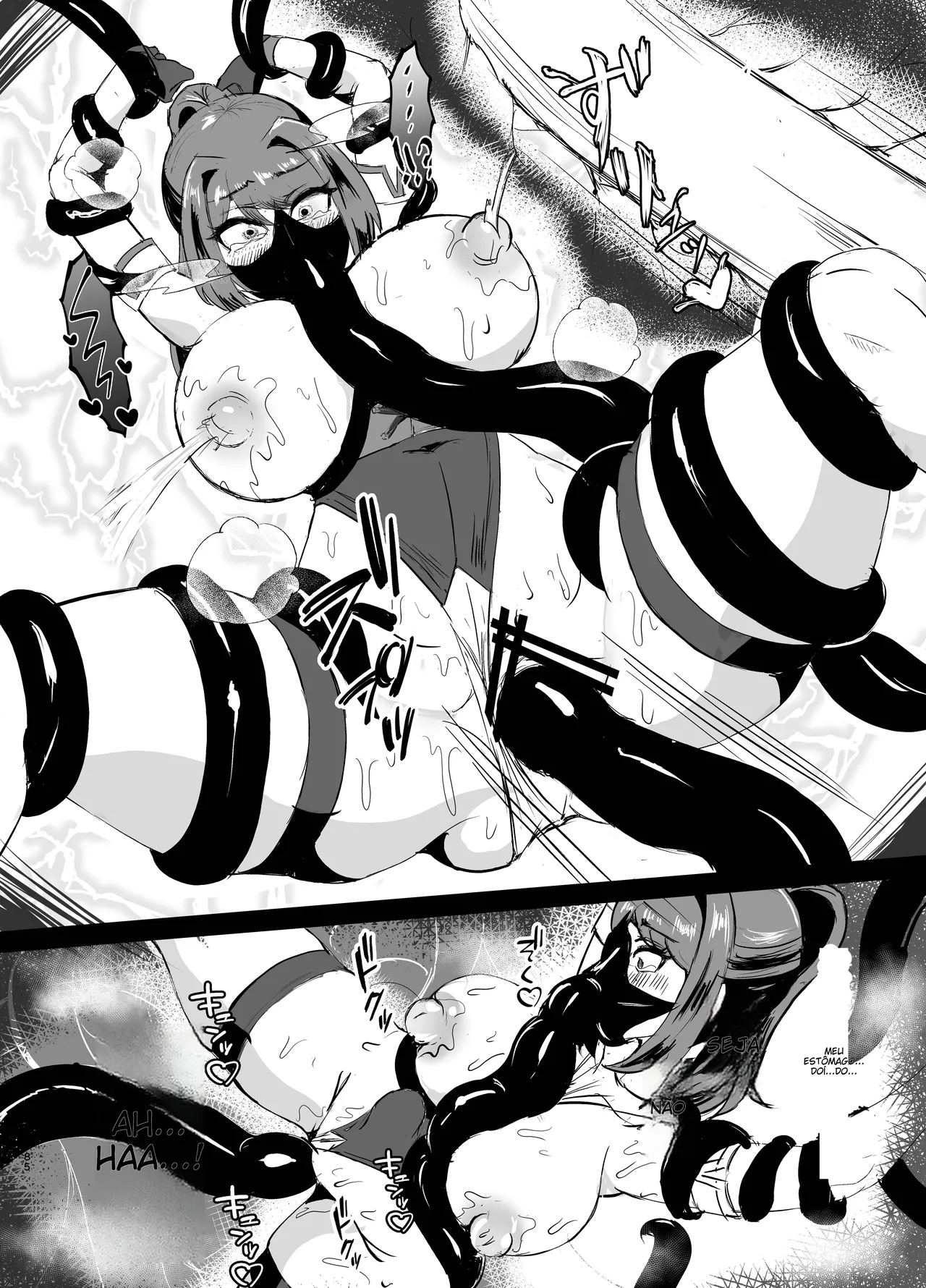 [Torigara Soup (Yotaka)] Wakate Elite na Seijo Kishi-sama, Kyouaku Shokushu ni Shiborareru ~Mugen ni Ikasare Buzama Haiboku Maryokujiru Tarenagashi Genkai Energy Drain Hen~ [Portuguese-BR] (TR-67) image number 33