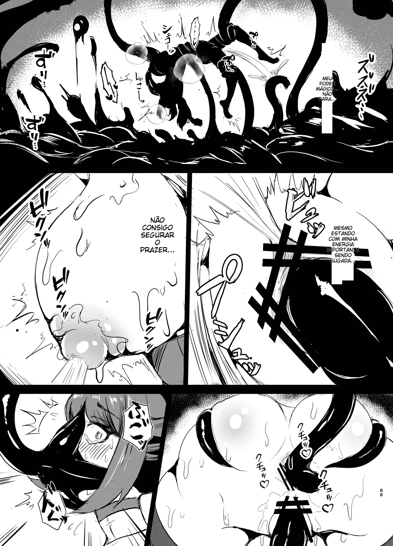 [Torigara Soup (Yotaka)] Wakate Elite na Seijo Kishi-sama, Kyouaku Shokushu ni Shiborareru ~Mugen ni Ikasare Buzama Haiboku Maryokujiru Tarenagashi Genkai Energy Drain Hen~ [Portuguese-BR] (TR-67) image number 36