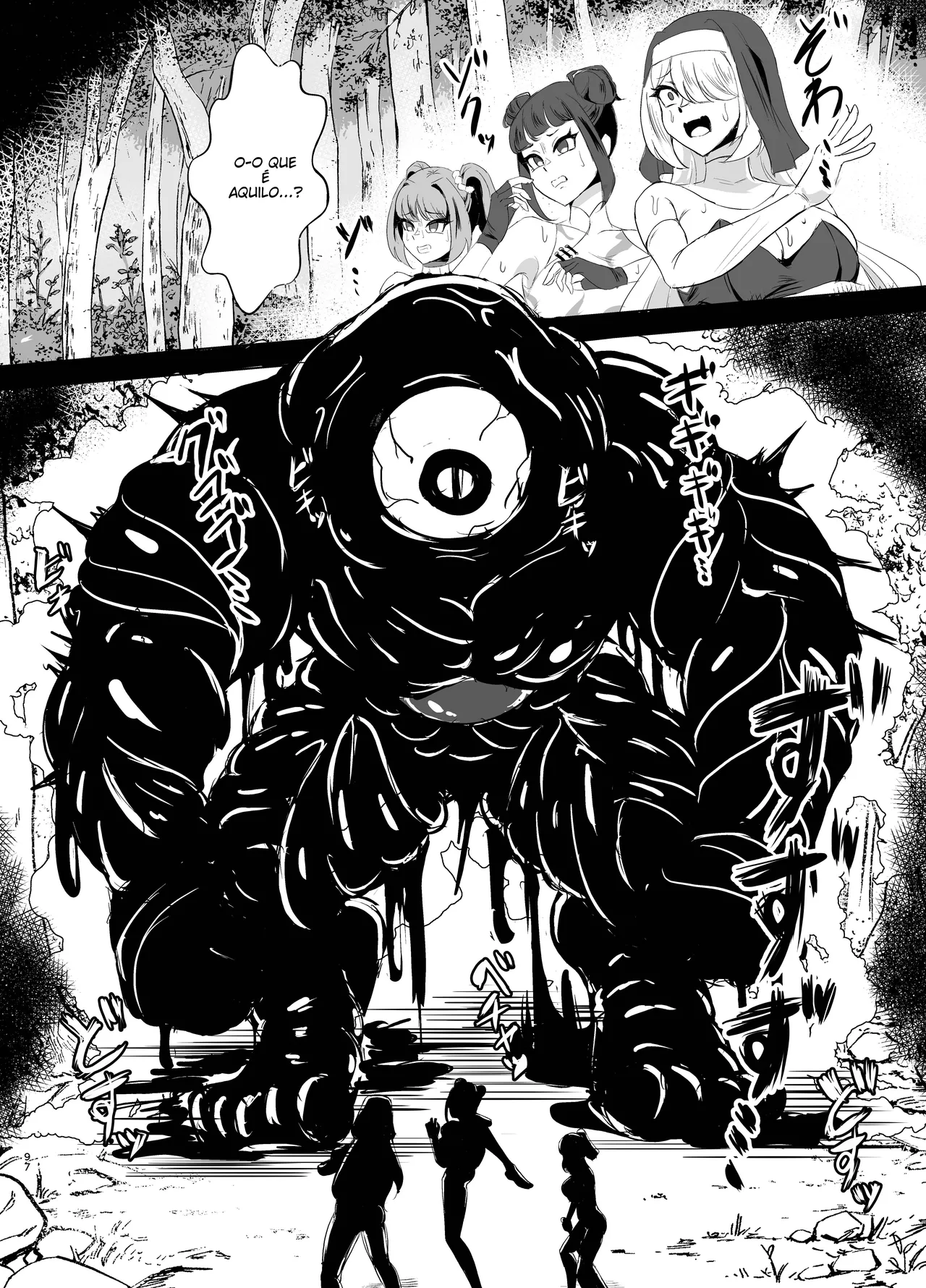 [Torigara Soup (Yotaka)] Wakate Elite na Seijo Kishi-sama, Kyouaku Shokushu ni Shiborareru ~Mugen ni Ikasare Buzama Haiboku Maryokujiru Tarenagashi Genkai Energy Drain Hen~ [Portuguese-BR] (TR-67) image number 45