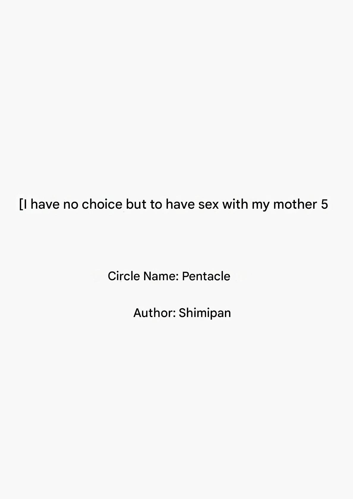 [Pentacle (Shimipan)] Shikatanaku Kaa-chan to Sex Shimasu 5 - I Have No Choice But to Sleep with My Mother 5  [English][DarklordMTLs] 图片编号 37